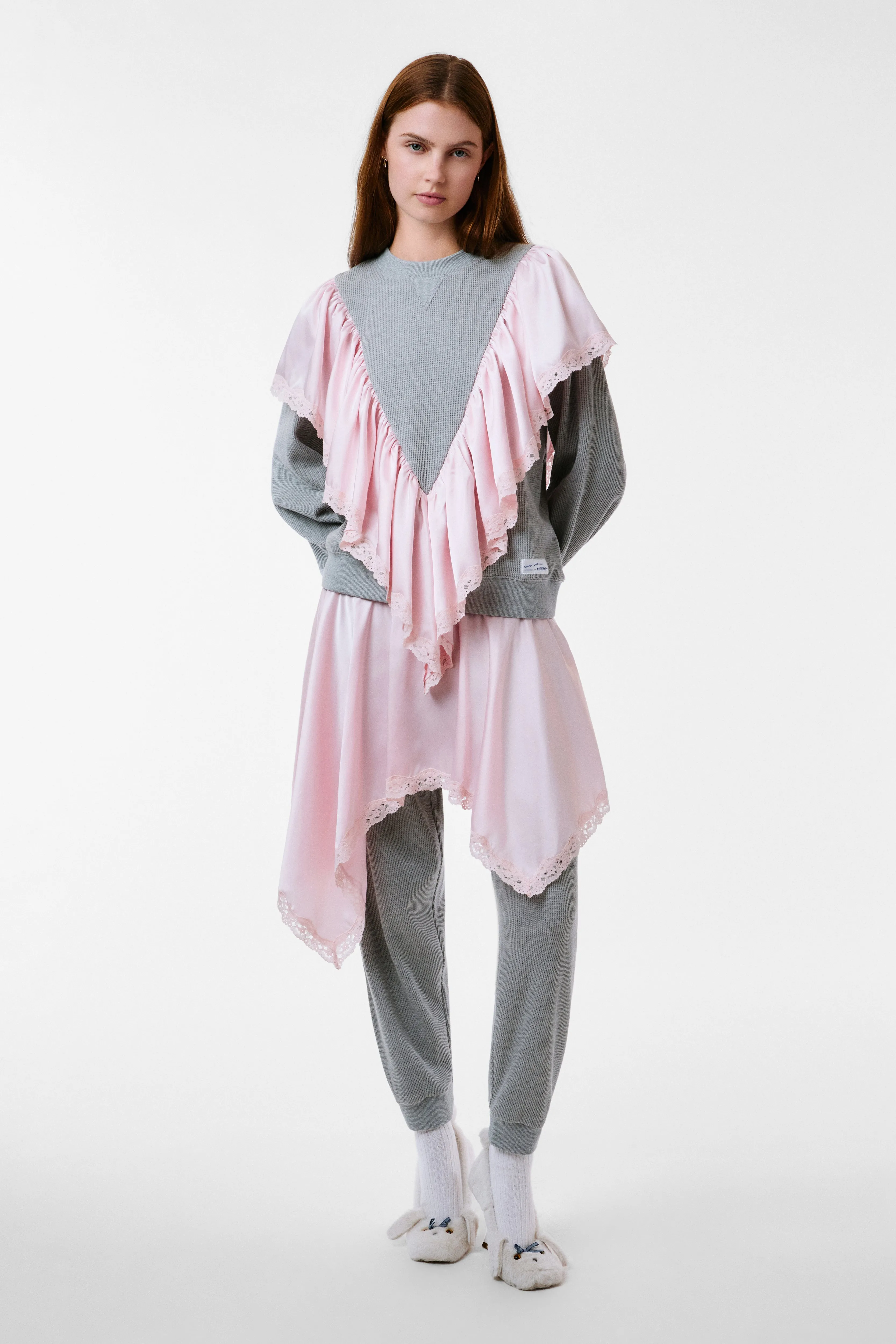 RUE PANT IN GREY sold by Sandy Liang product image thumbnail 2