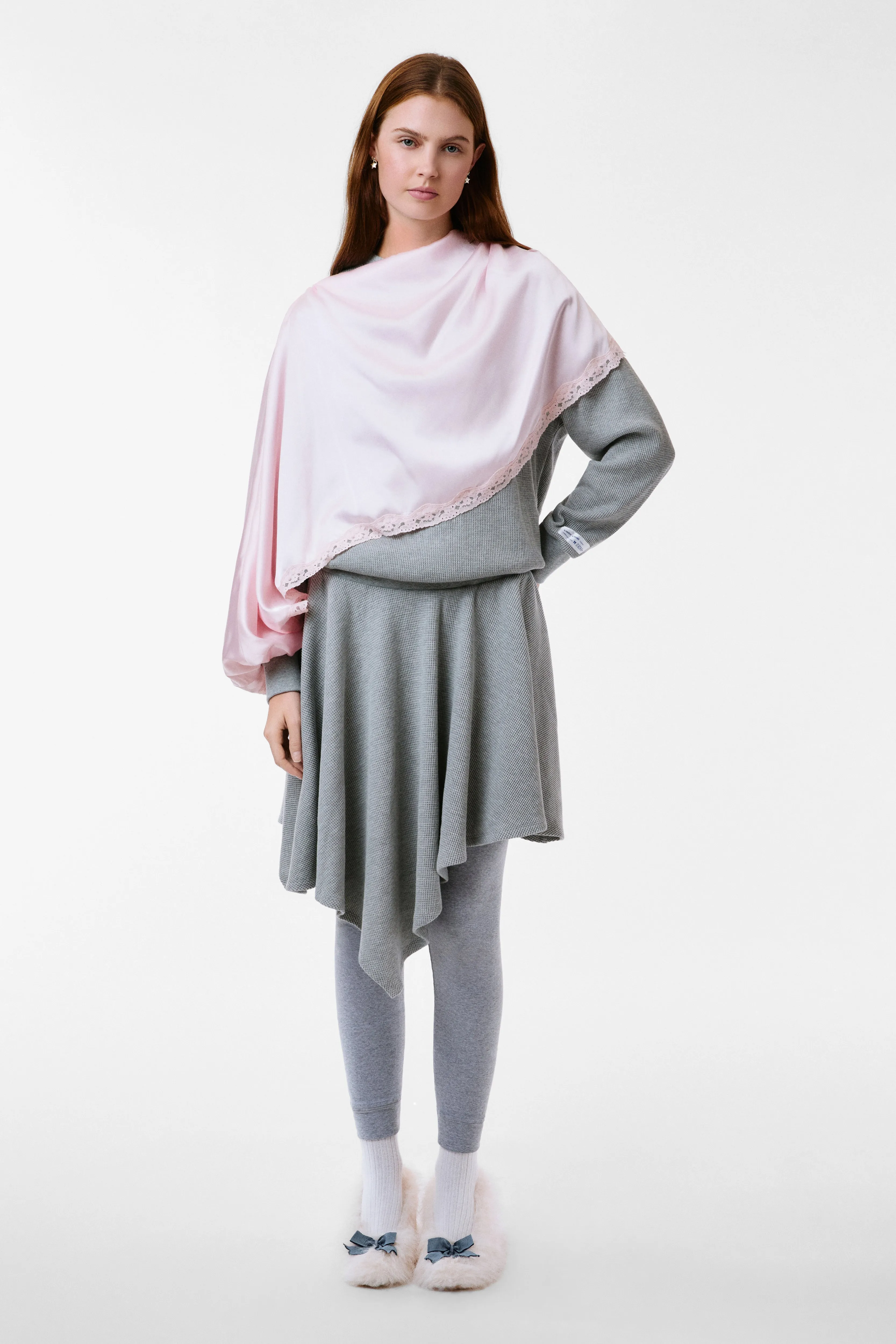 TULSA DRESS IN GREY sold by Sandy Liang product image thumbnail 2
