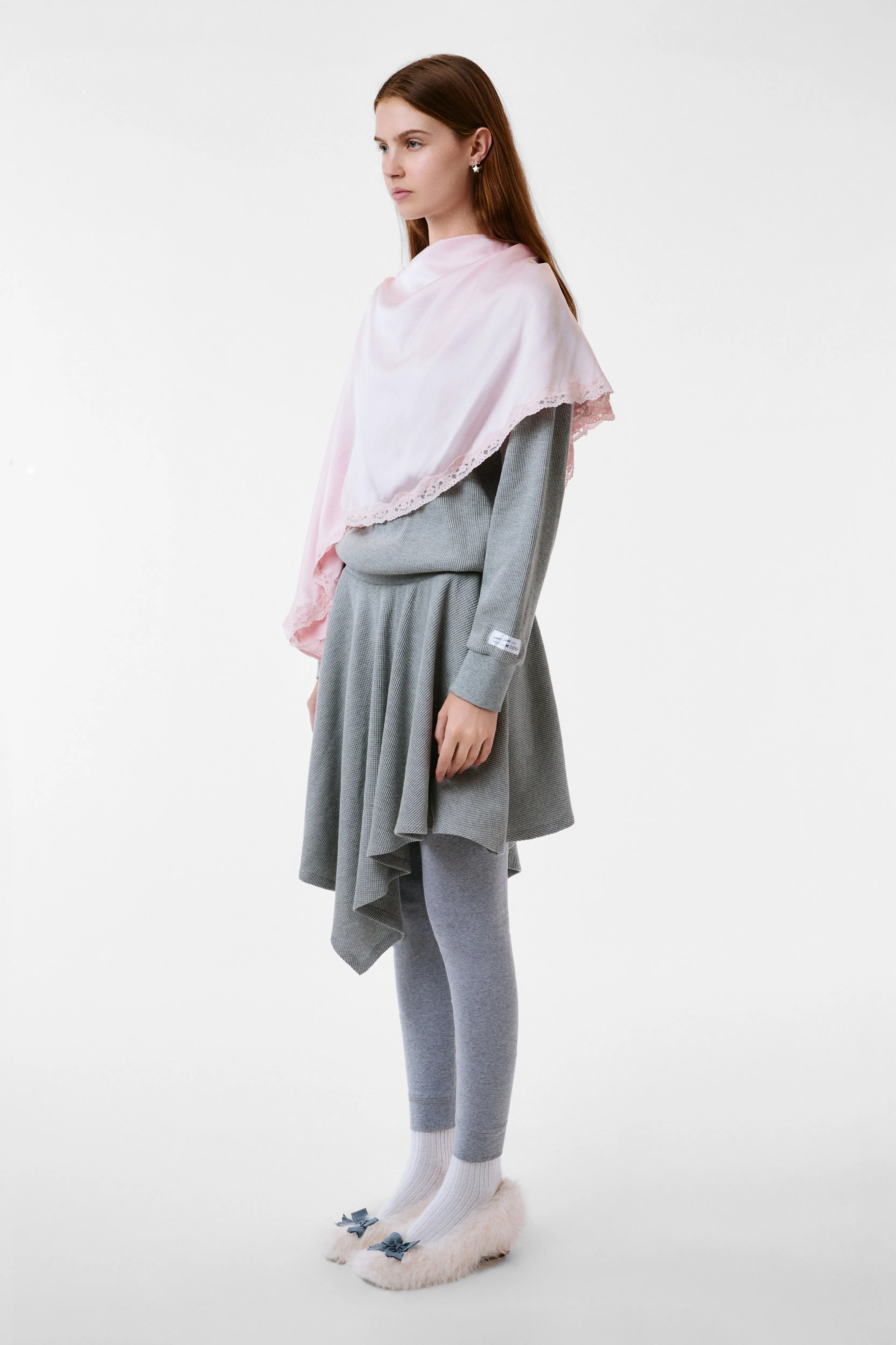 TULSA DRESS IN GREY sold by Sandy Liang product image thumbnail 3