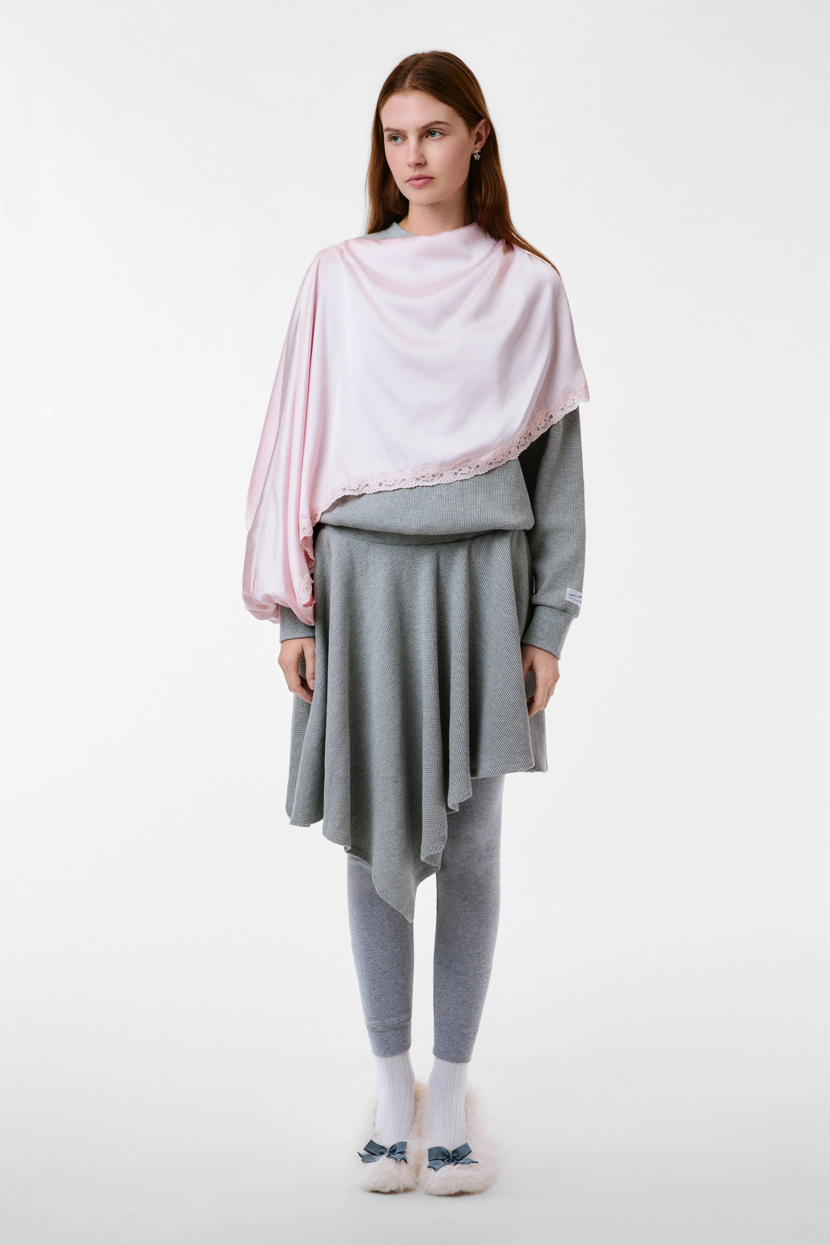 TULSA DRESS IN GREY sold by Sandy Liang product image thumbnail 4