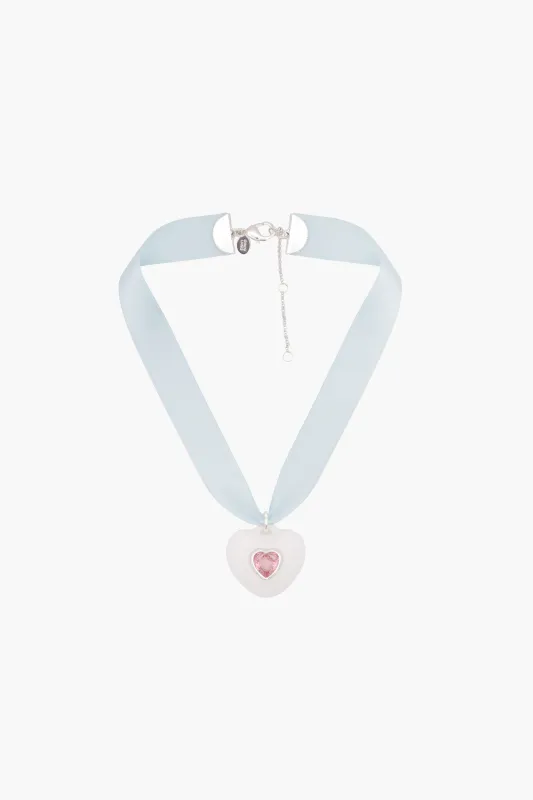 GUMMY HEART CHOKER made by Sandy Liang