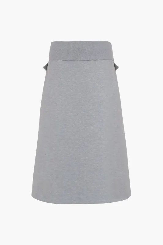 SHIBA SKIRT IN HEATHER GREY made by Sandy Liang