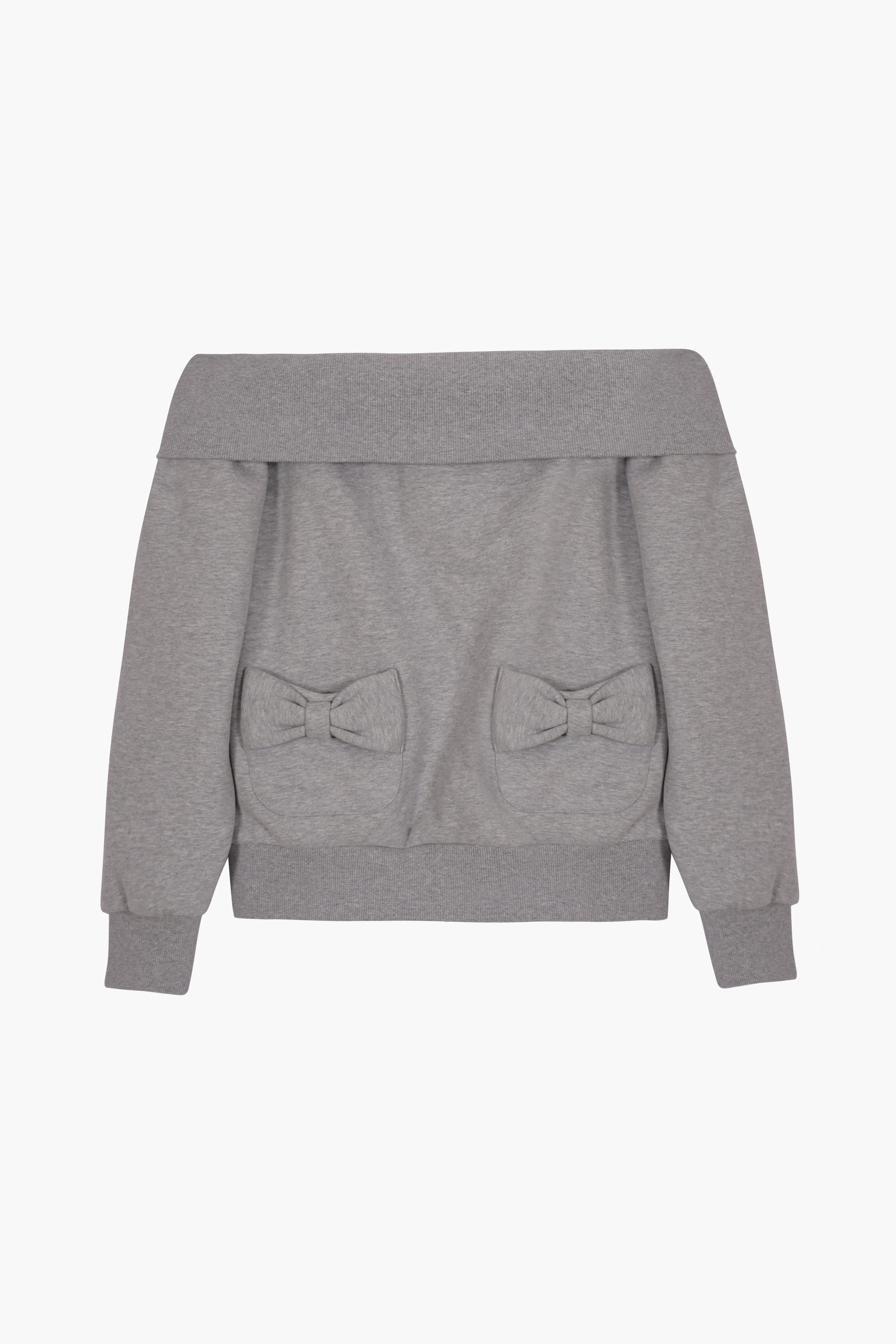 NESTON SWEATSHIRT IN HEATHER GREY sold by Sandy Liang