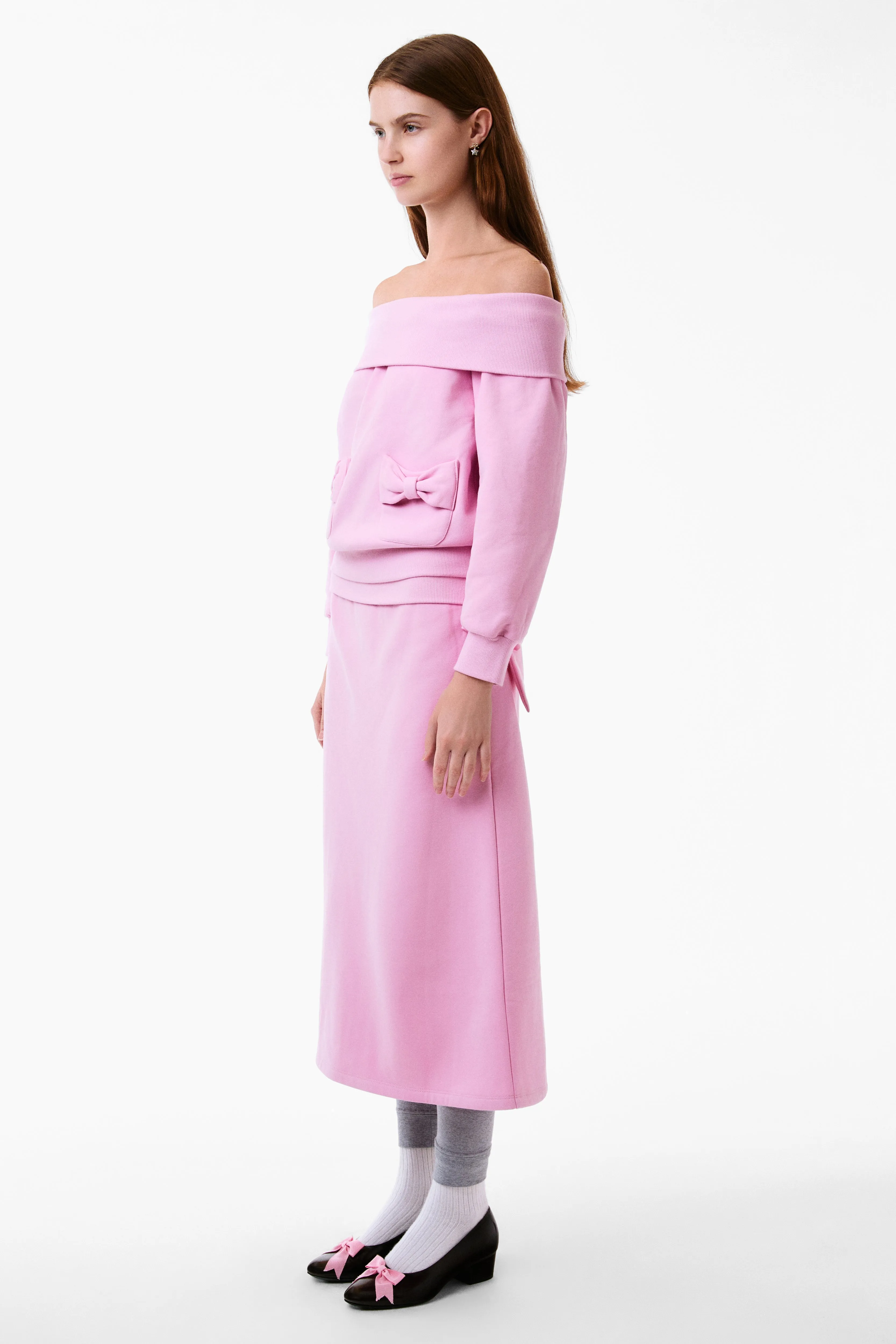 NESTON SWEATSHIRT IN PINK sold by Sandy Liang product image thumbnail 2