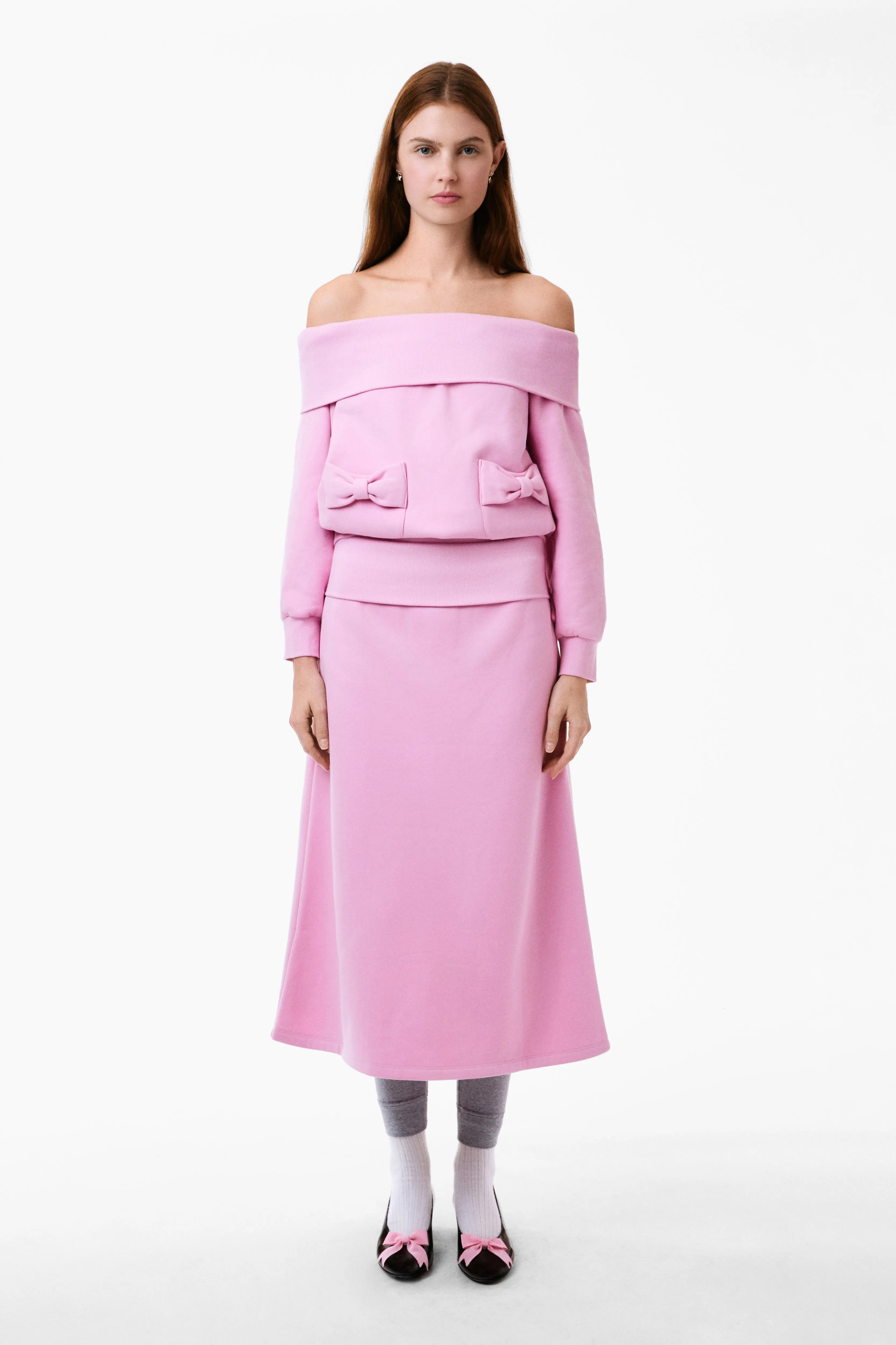 NESTON SWEATSHIRT IN PINK sold by Sandy Liang product image thumbnail 3
