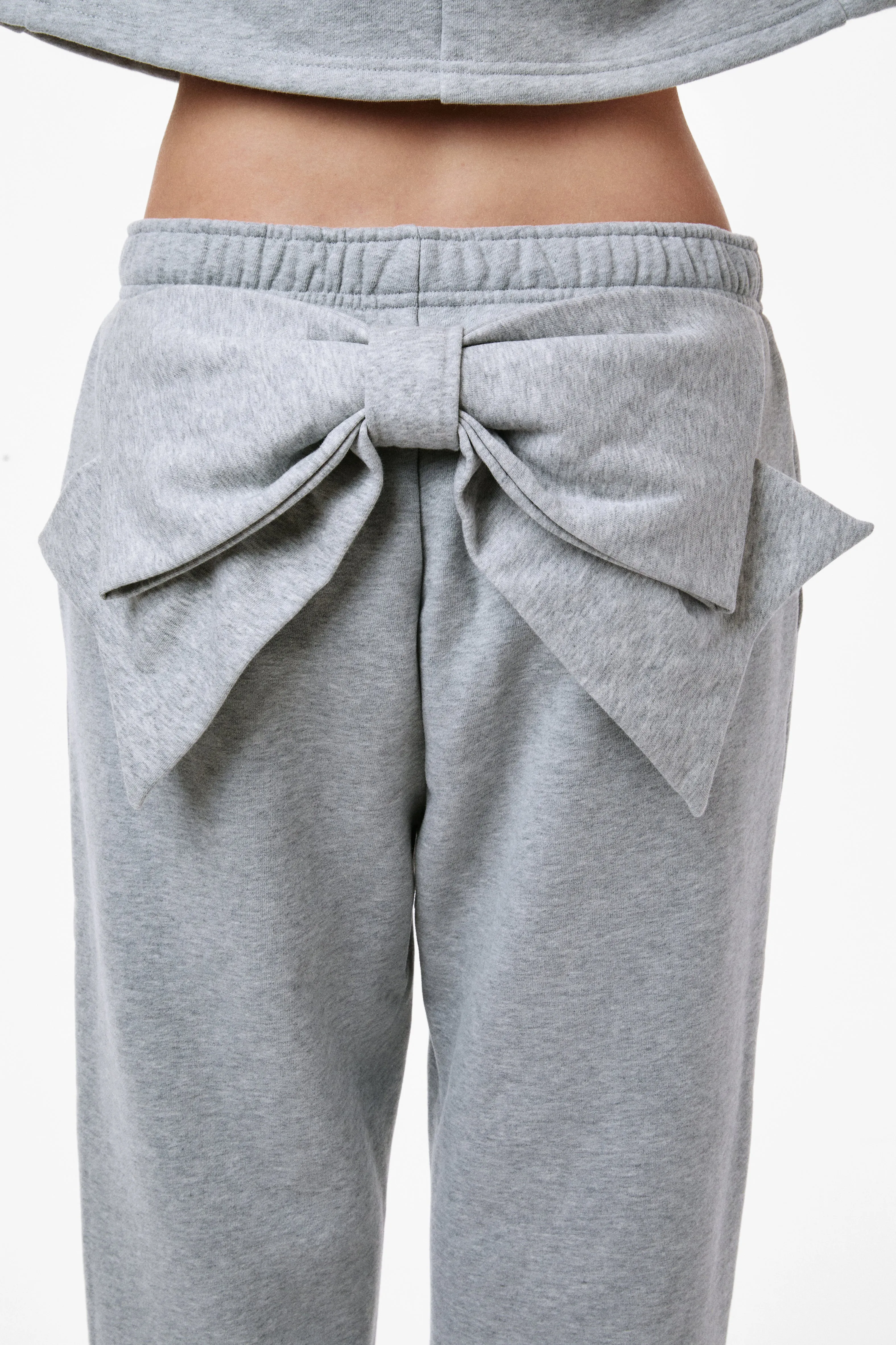 DIMPLE SWEATPANT IN HEATHER GREY sold by Sandy Liang product image thumbnail 4