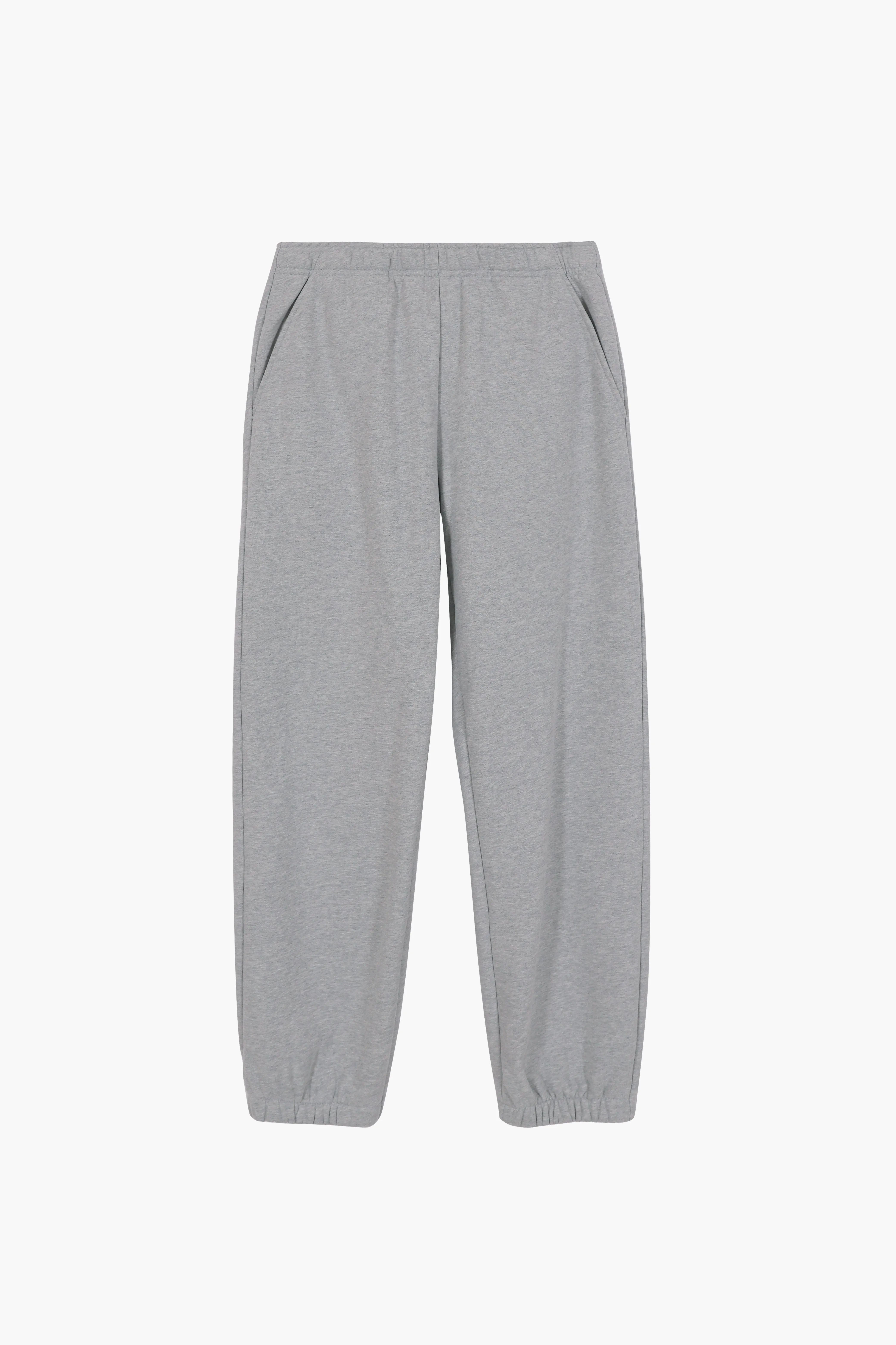 DIMPLE SWEATPANT IN HEATHER GREY sold by Sandy Liang