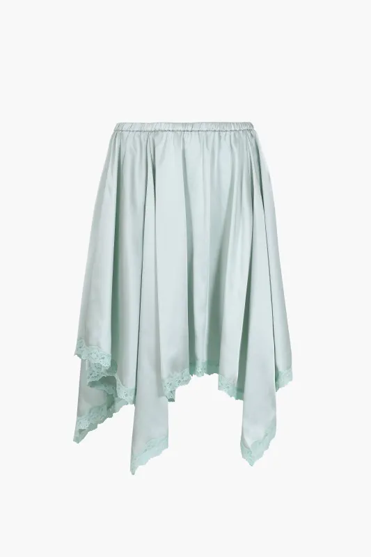 SOPHIE SKIRT IN MINT made by Sandy Liang