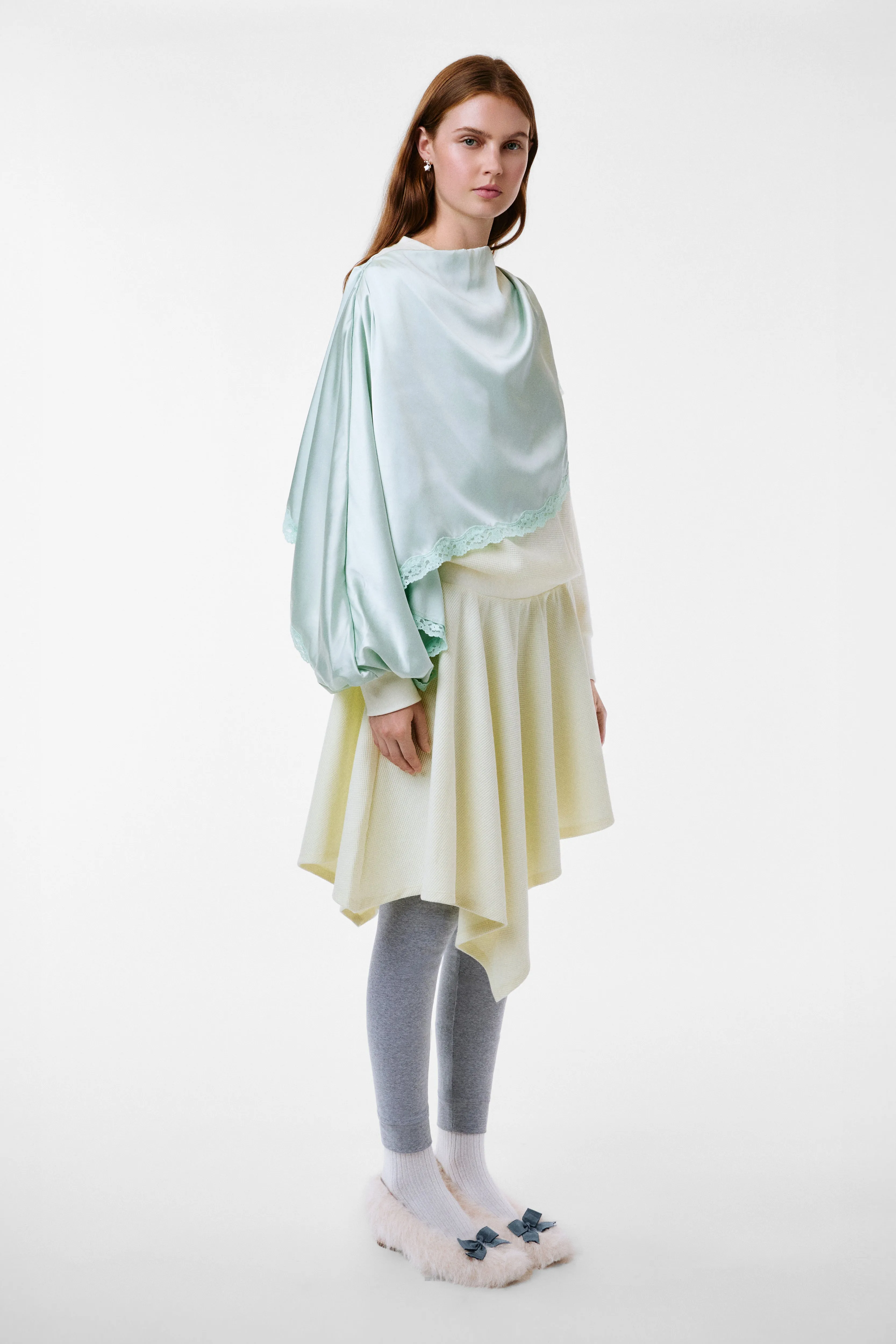 TULSA DRESS IN CREAM sold by Sandy Liang product image thumbnail 4