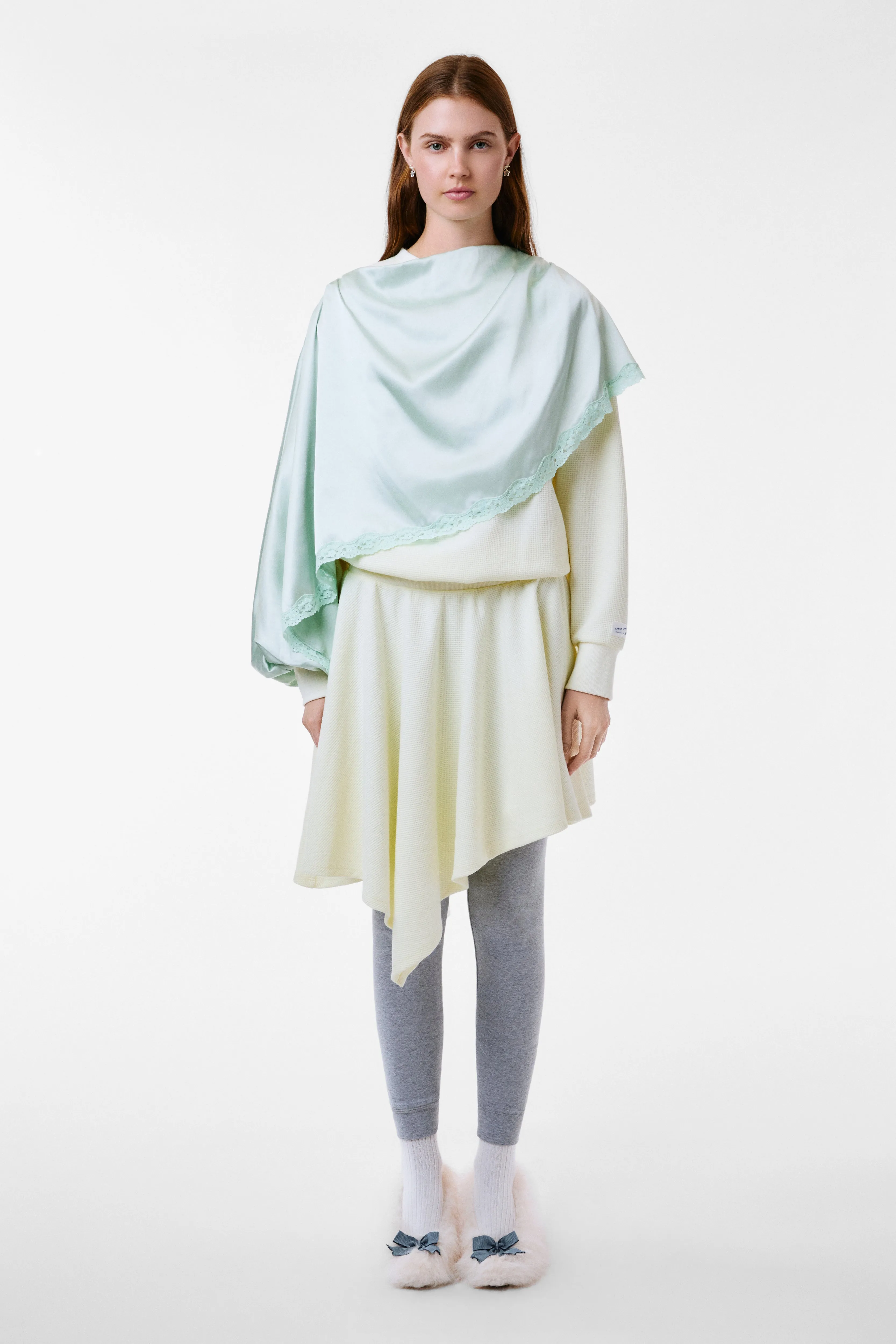 TULSA DRESS IN CREAM sold by Sandy Liang product image thumbnail 2