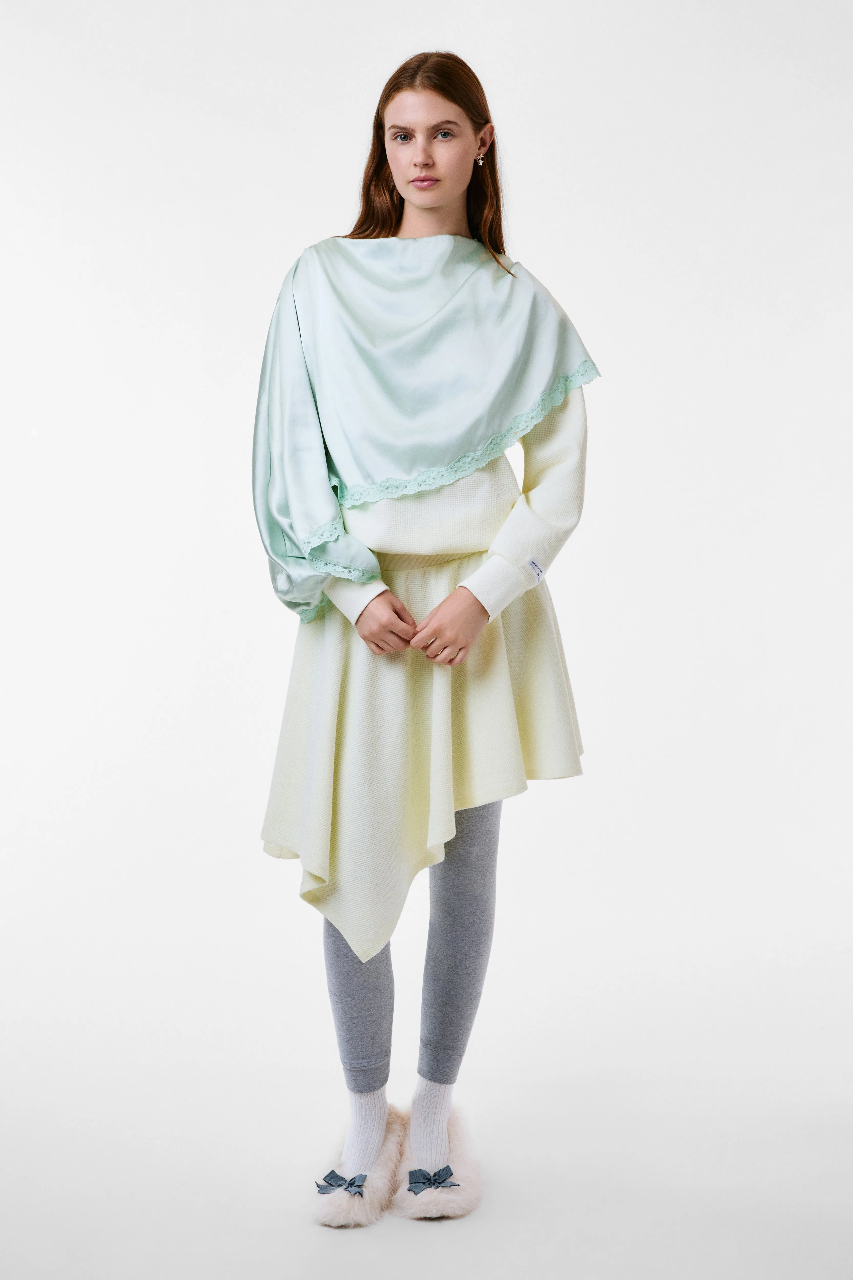 TULSA DRESS IN CREAM sold by Sandy Liang product image thumbnail 3