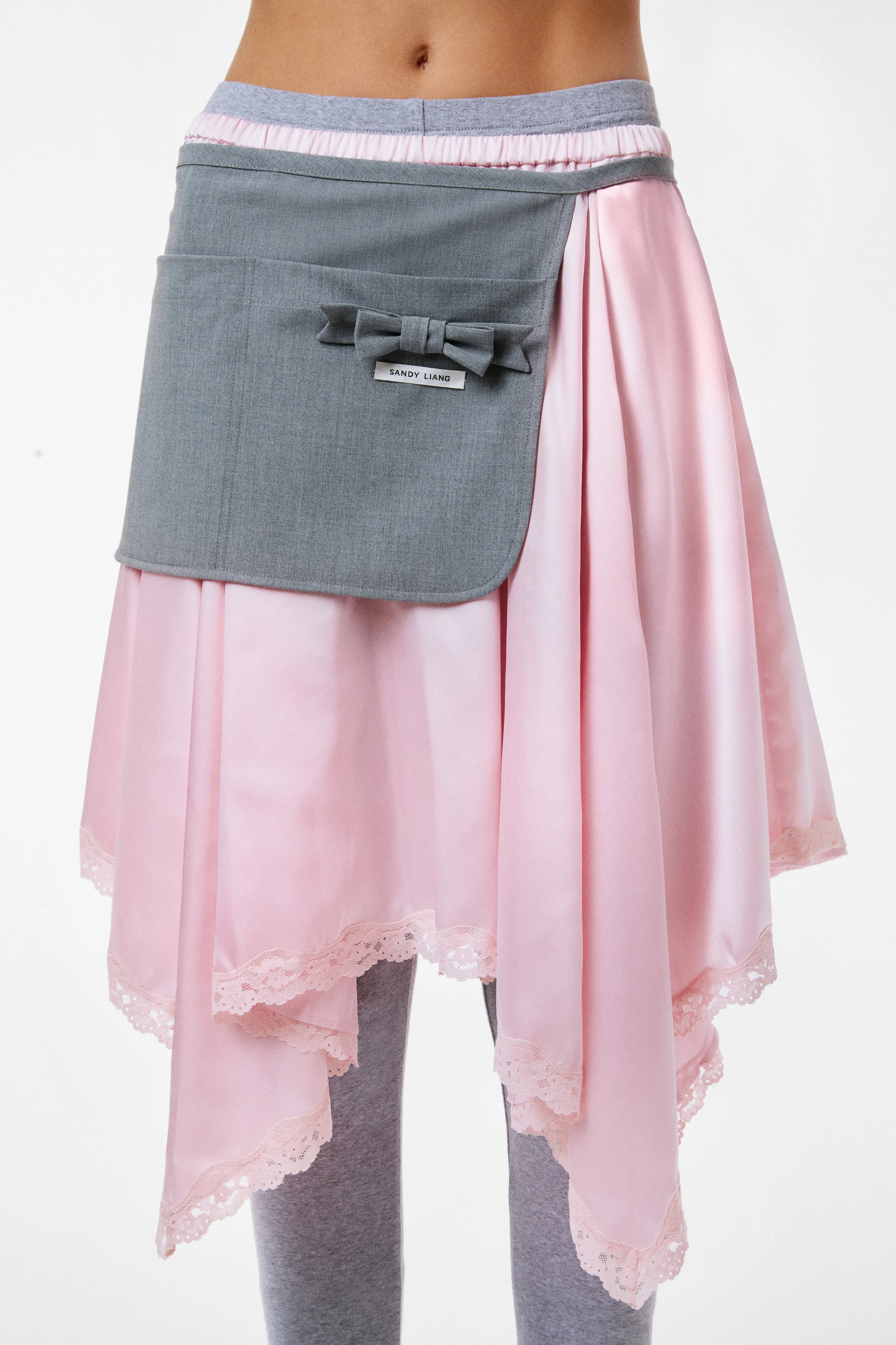 KIKI APRON IN GREY sold by Sandy Liang product image thumbnail 2