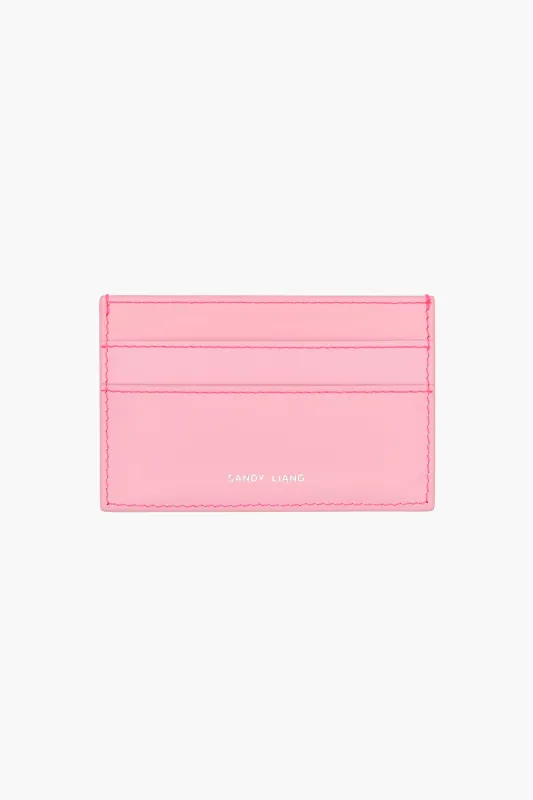PRECIOUS CARD HOLDER IN PINK made by Sandy Liang