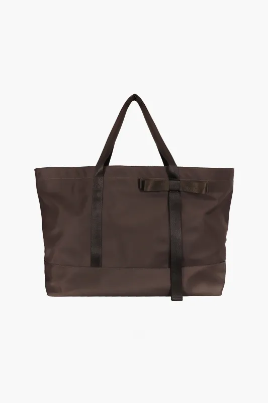 JUMBO TOTE IN BRUNETTE made by Sandy Liang