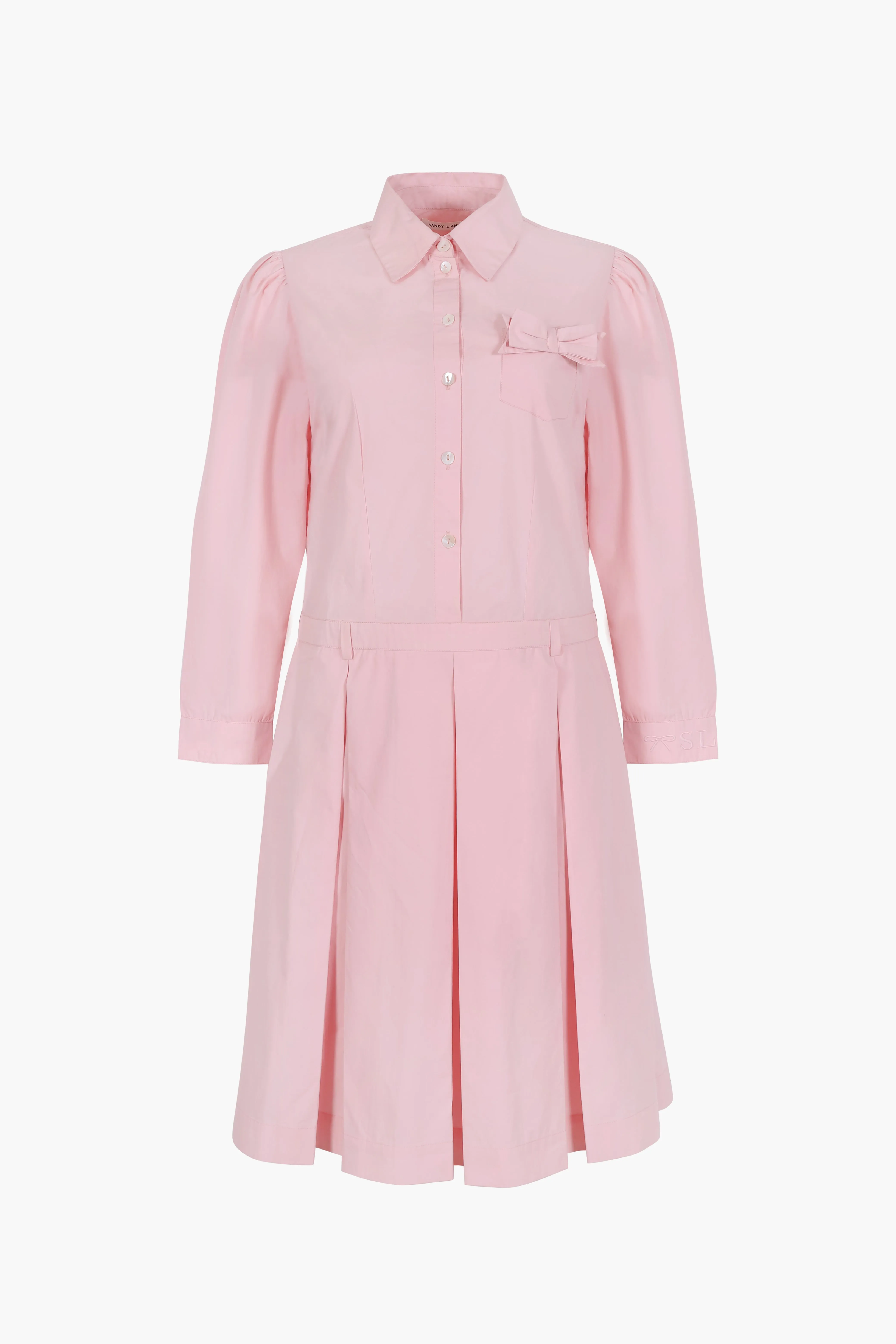MURRAY DRESS IN PINK sold by Sandy Liang
