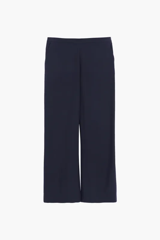 MAMAN PANTS IN NAVY made by Sandy Liang
