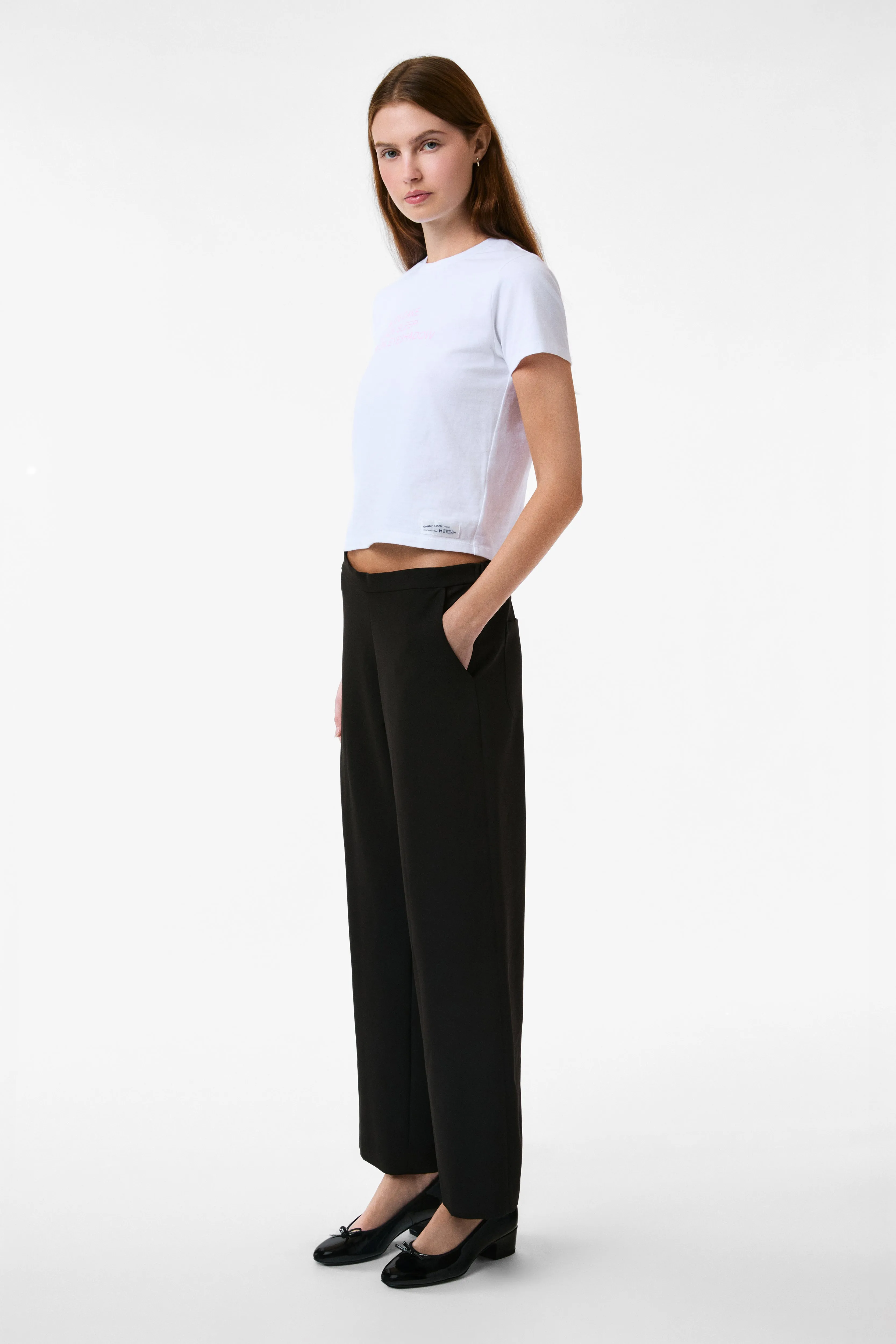 MAMAN PANTS IN BLACK sold by Sandy Liang product image thumbnail 3