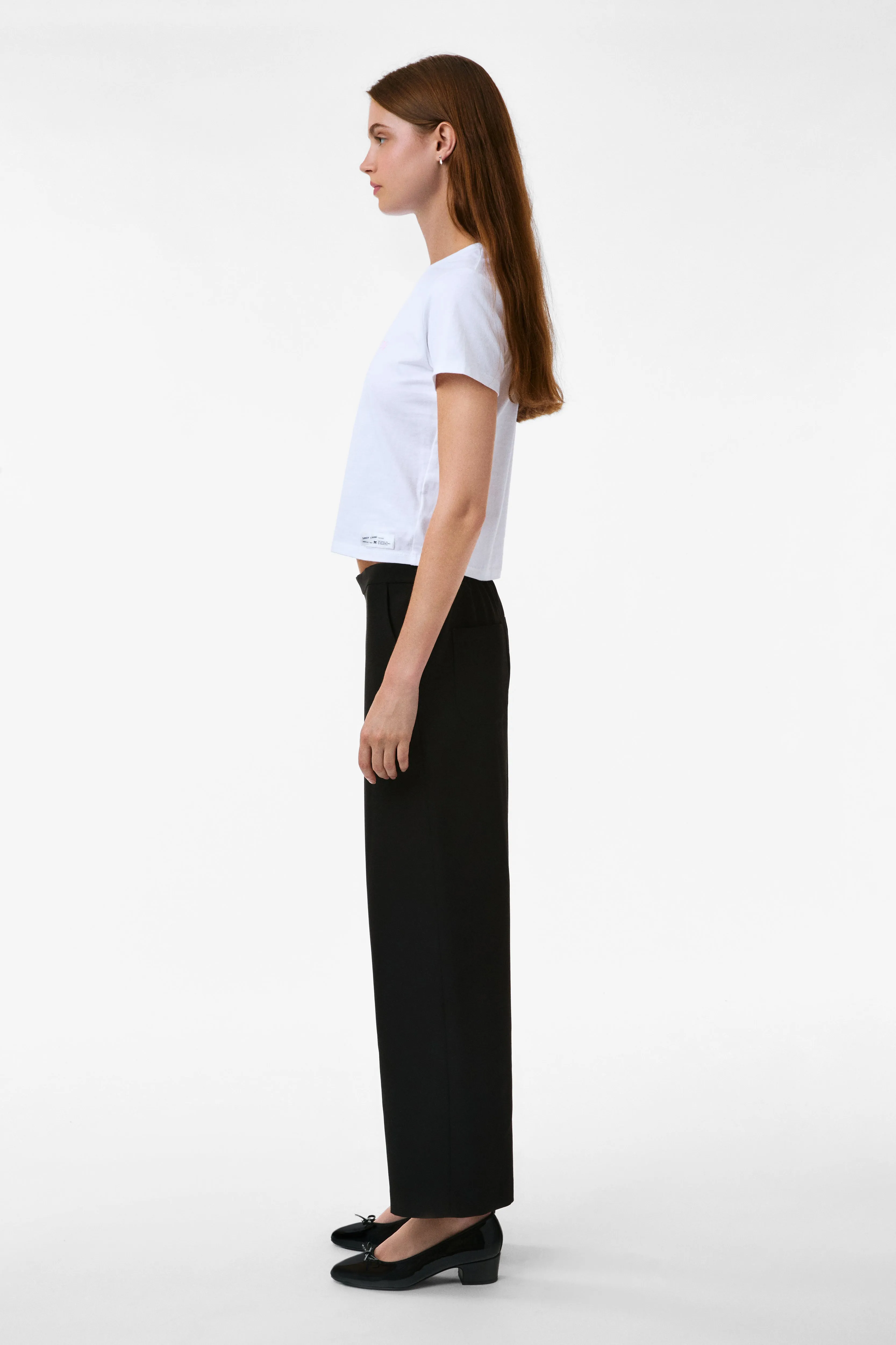 MAMAN PANTS IN BLACK sold by Sandy Liang product image thumbnail 4