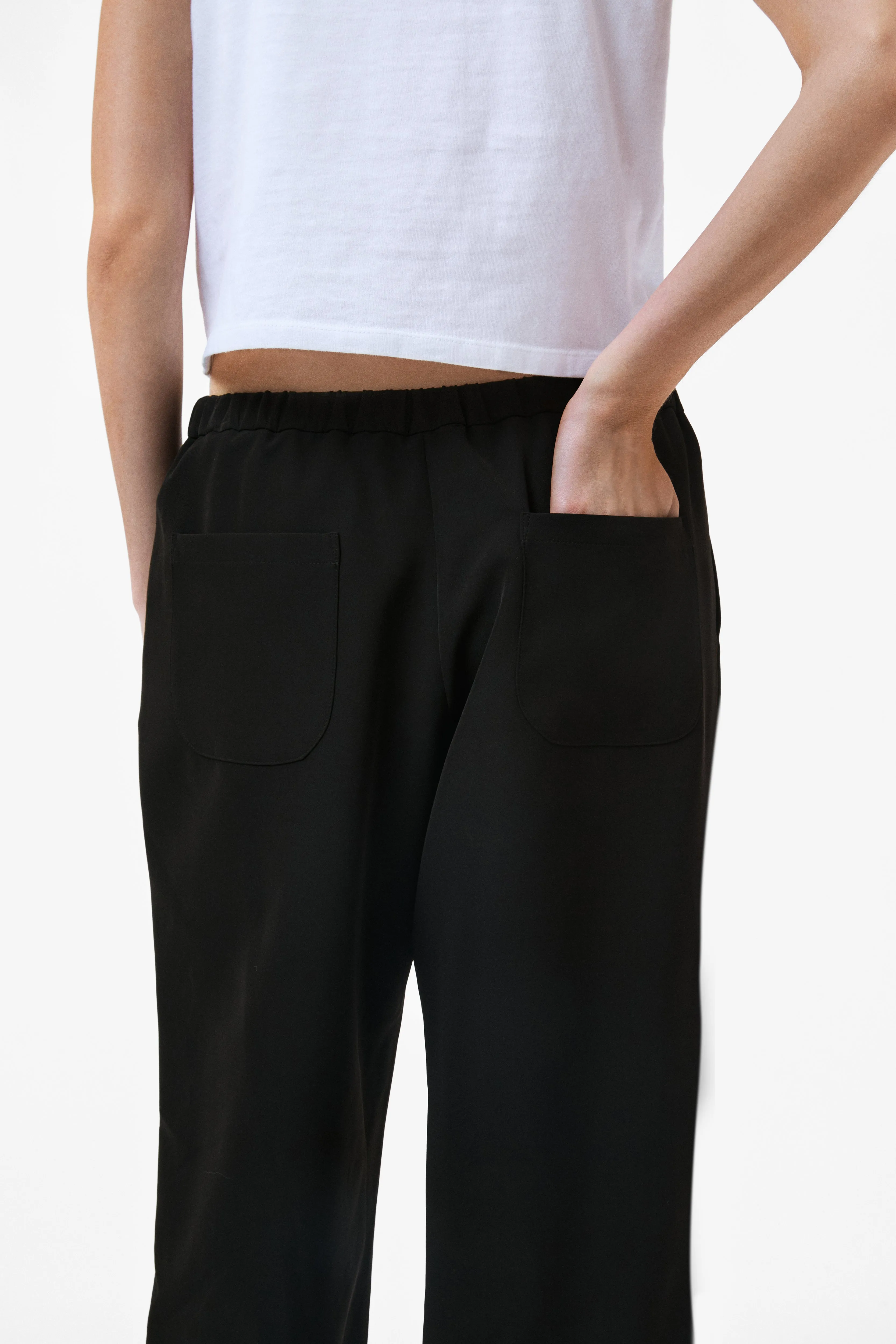 MAMAN PANTS IN BLACK sold by Sandy Liang product image thumbnail 5