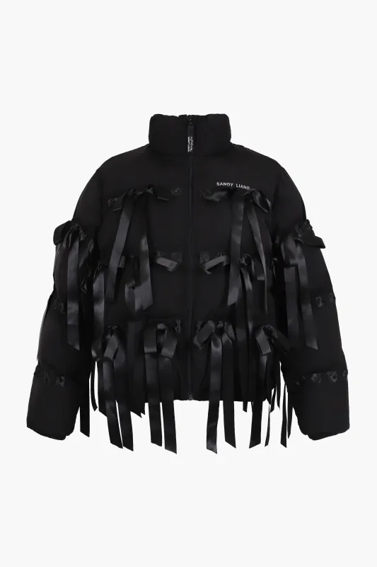 VISBY PUFFER IN BLACK made by Sandy Liang