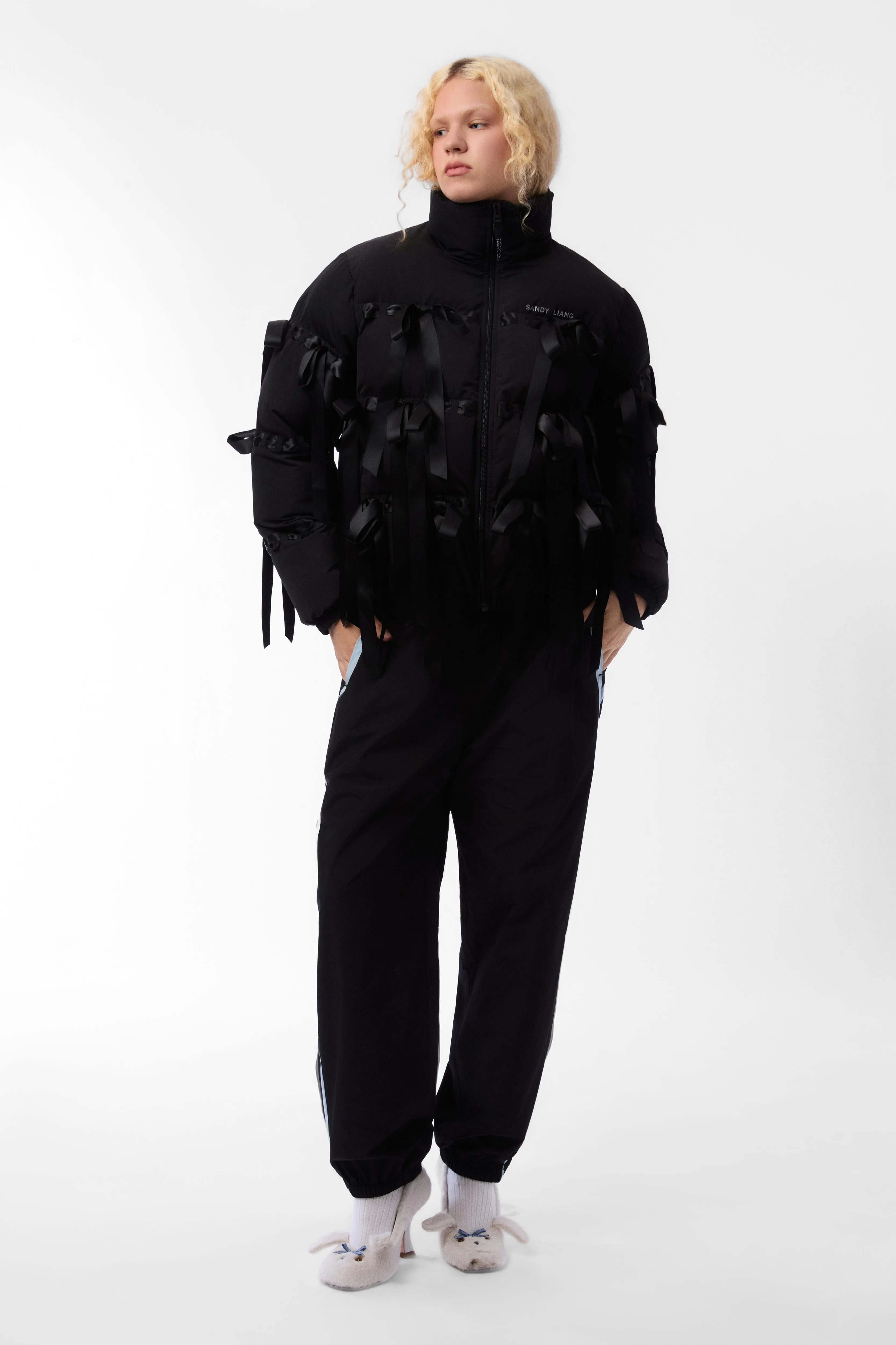 VISBY PUFFER IN BLACK sold by Sandy Liang product image thumbnail 2
