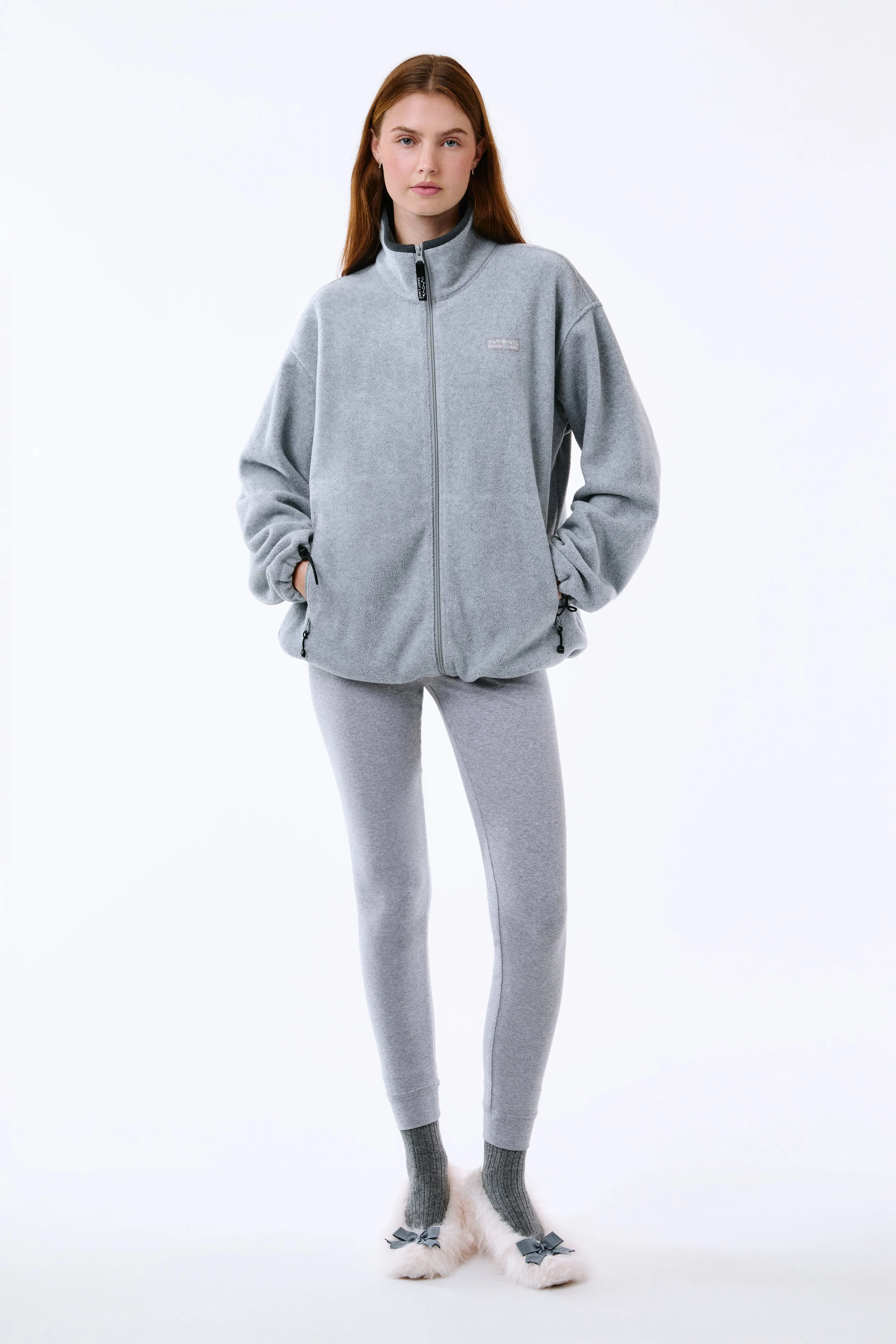 DAWSON JACKET IN LIGHT GREY sold by Sandy Liang product image thumbnail 2
