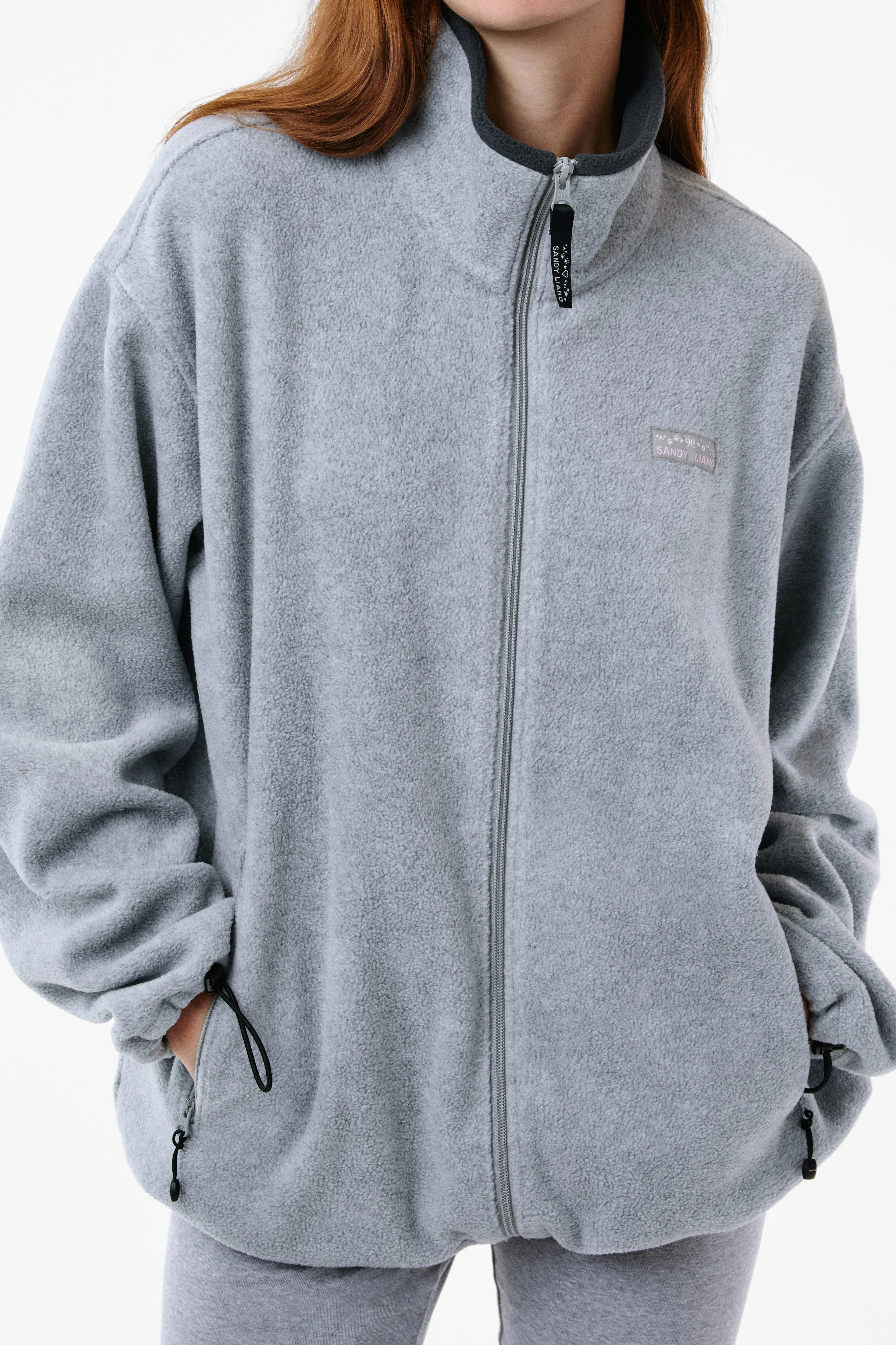 DAWSON JACKET IN LIGHT GREY sold by Sandy Liang product image thumbnail 3