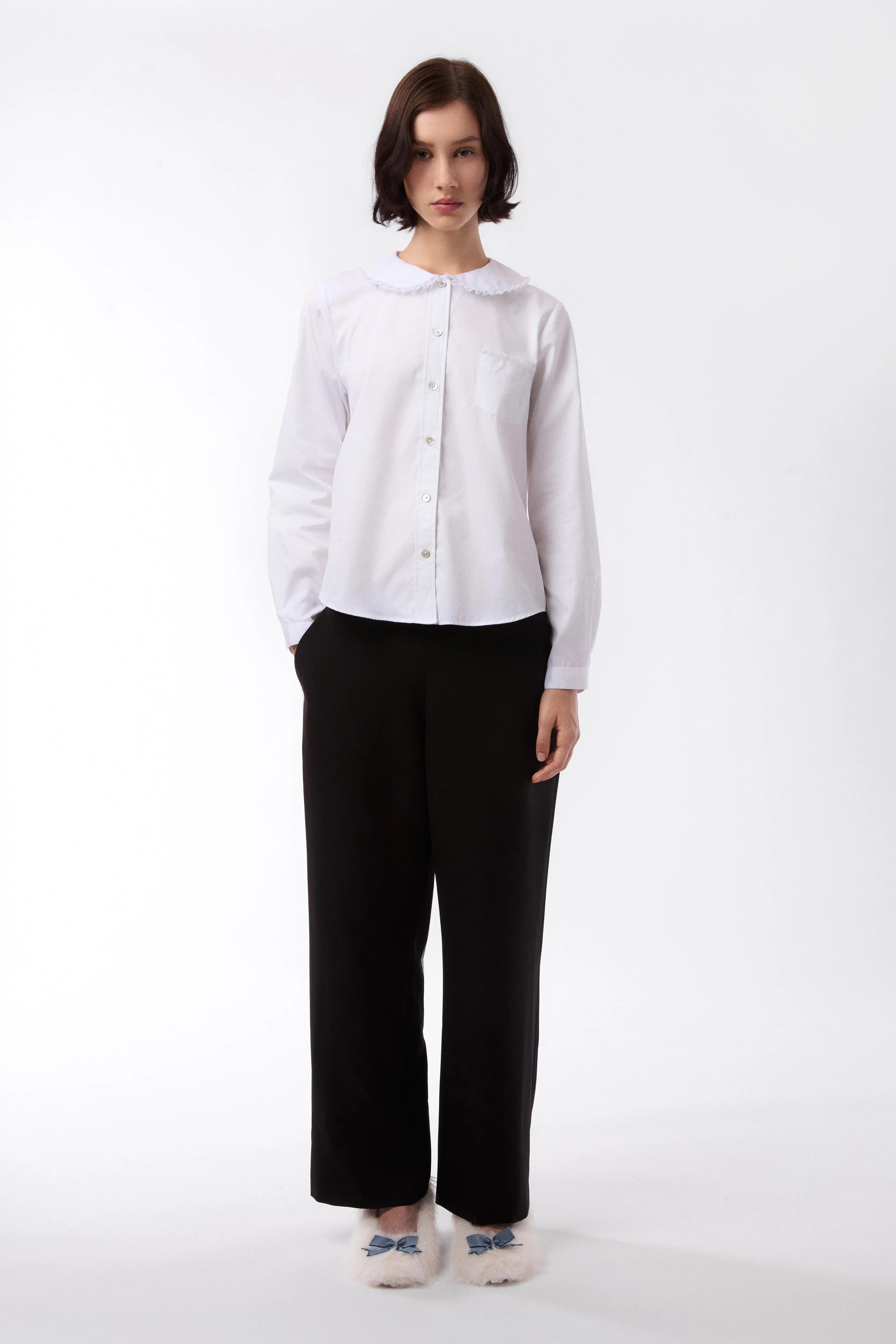 WEMBLEY TOP IN WHITE sold by Sandy Liang product image thumbnail 2