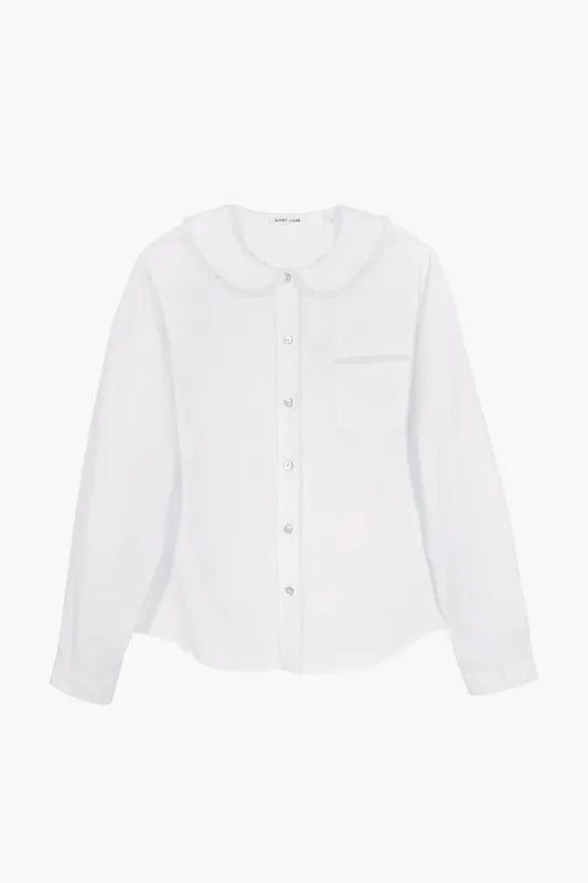 WEMBLEY TOP IN WHITE made by Sandy Liang