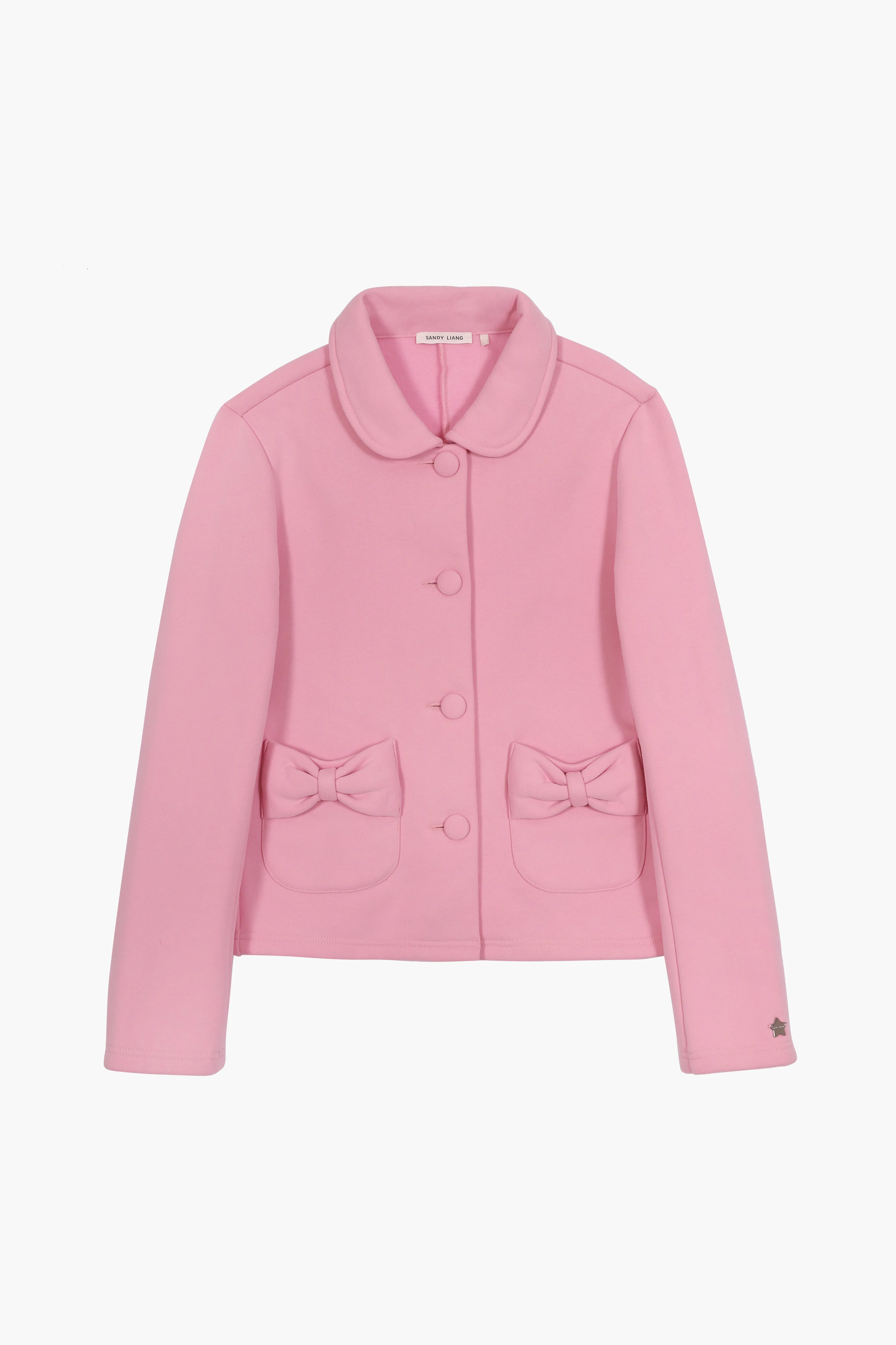 KNOLL JACKET IN PINK sold by Sandy Liang