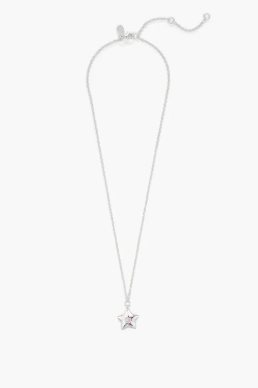 MINI SPARKLES NECKLACE IN STERLING SILVER made by Sandy Liang