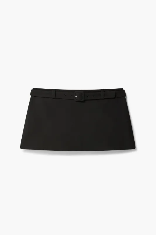 PICCOLO SKIRT IN BLACK made by Sandy Liang