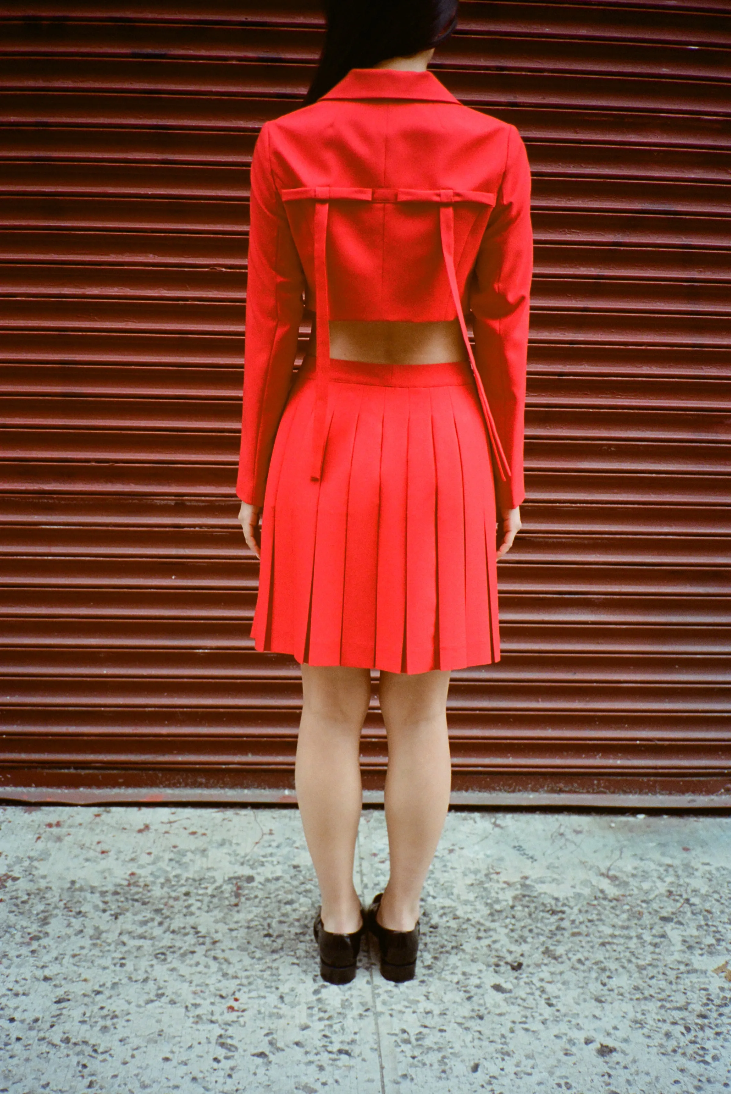 ENNIS JACKET IN RED sold by Sandy Liang product image thumbnail 4