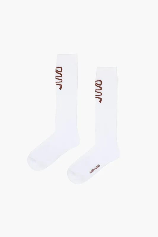 STELO SOCKS IN WHITE made by Sandy Liang