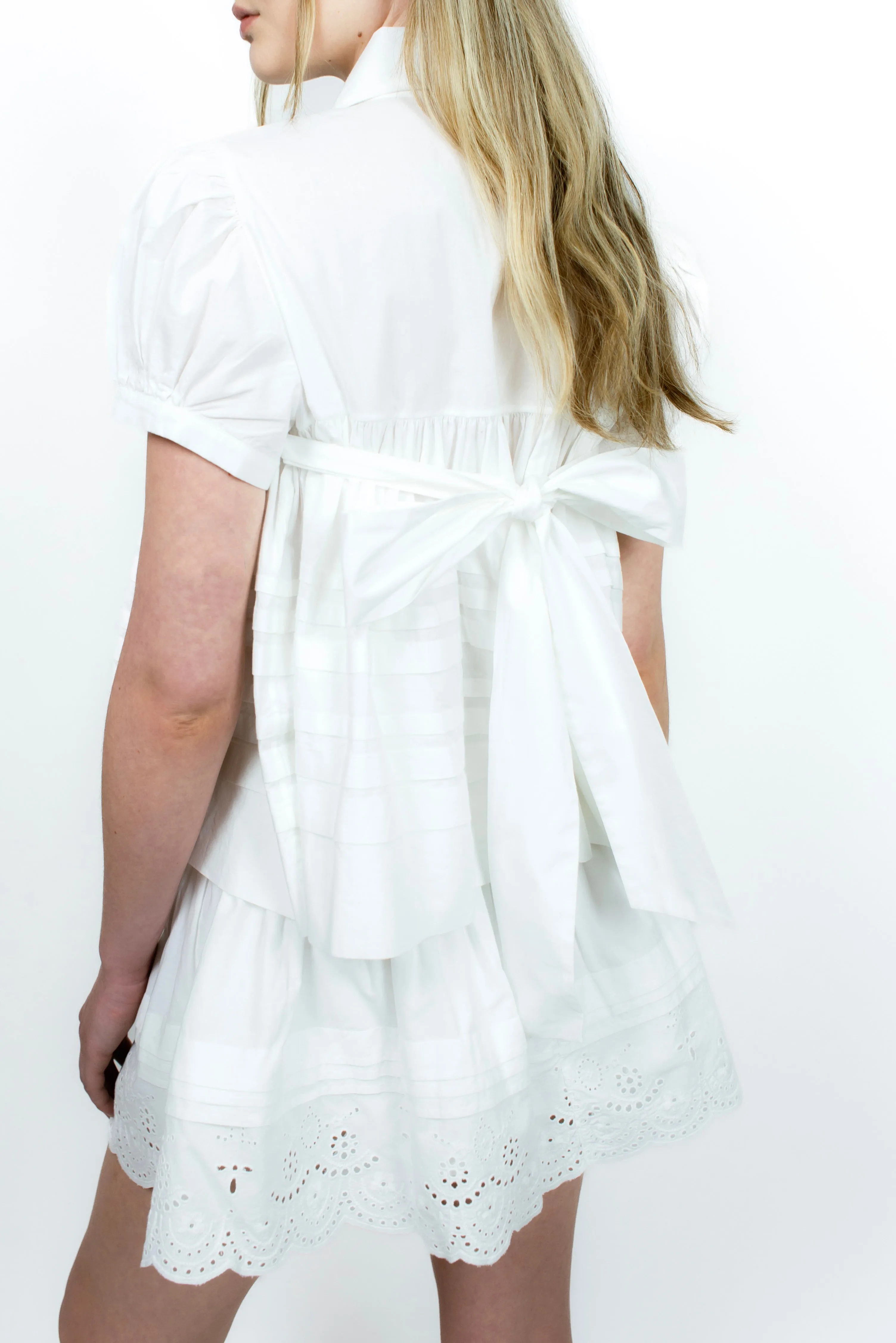 IRA SKIRT IN WHITE sold by Sandy Liang product image thumbnail 3