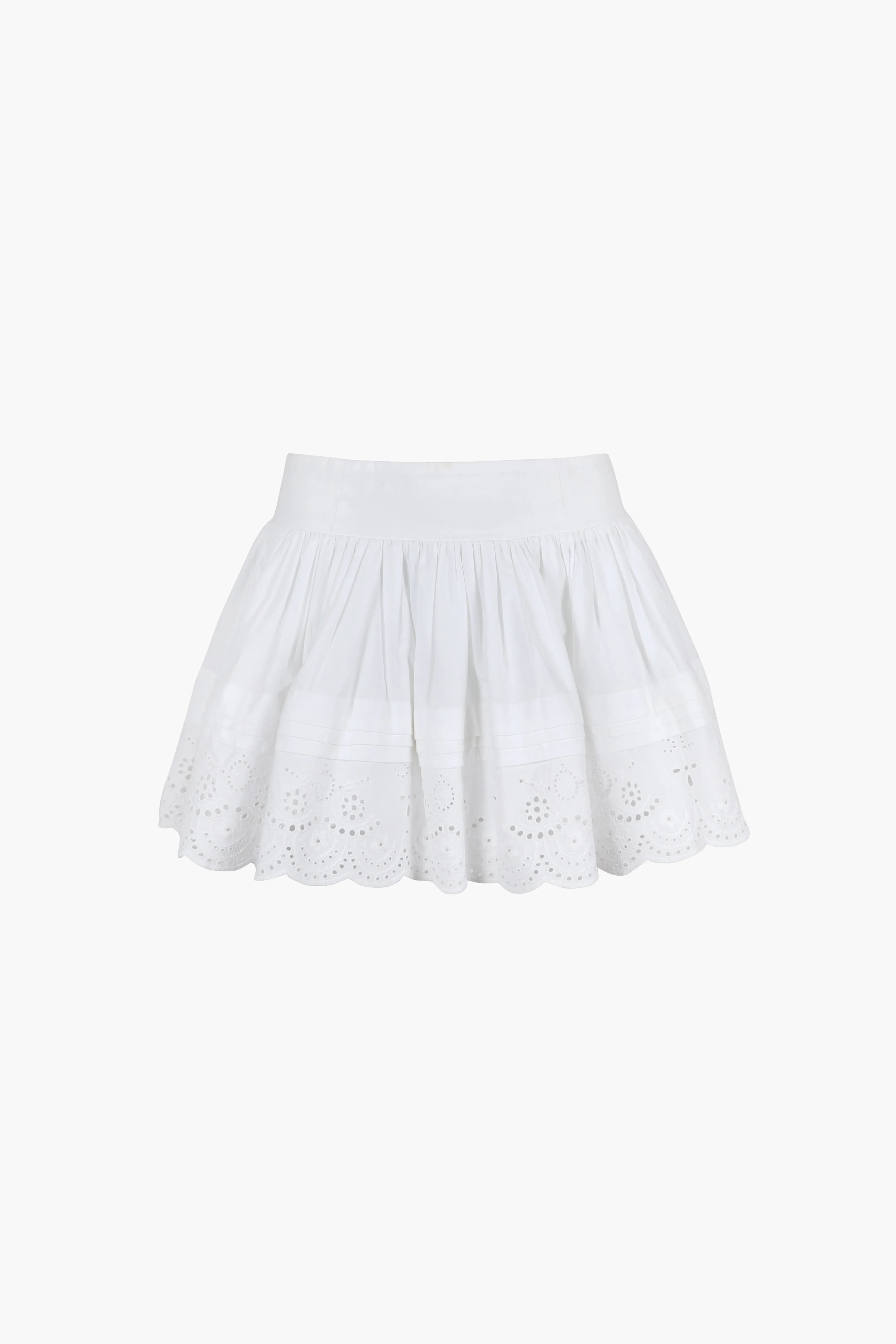 IRA SKIRT IN WHITE sold by Sandy Liang