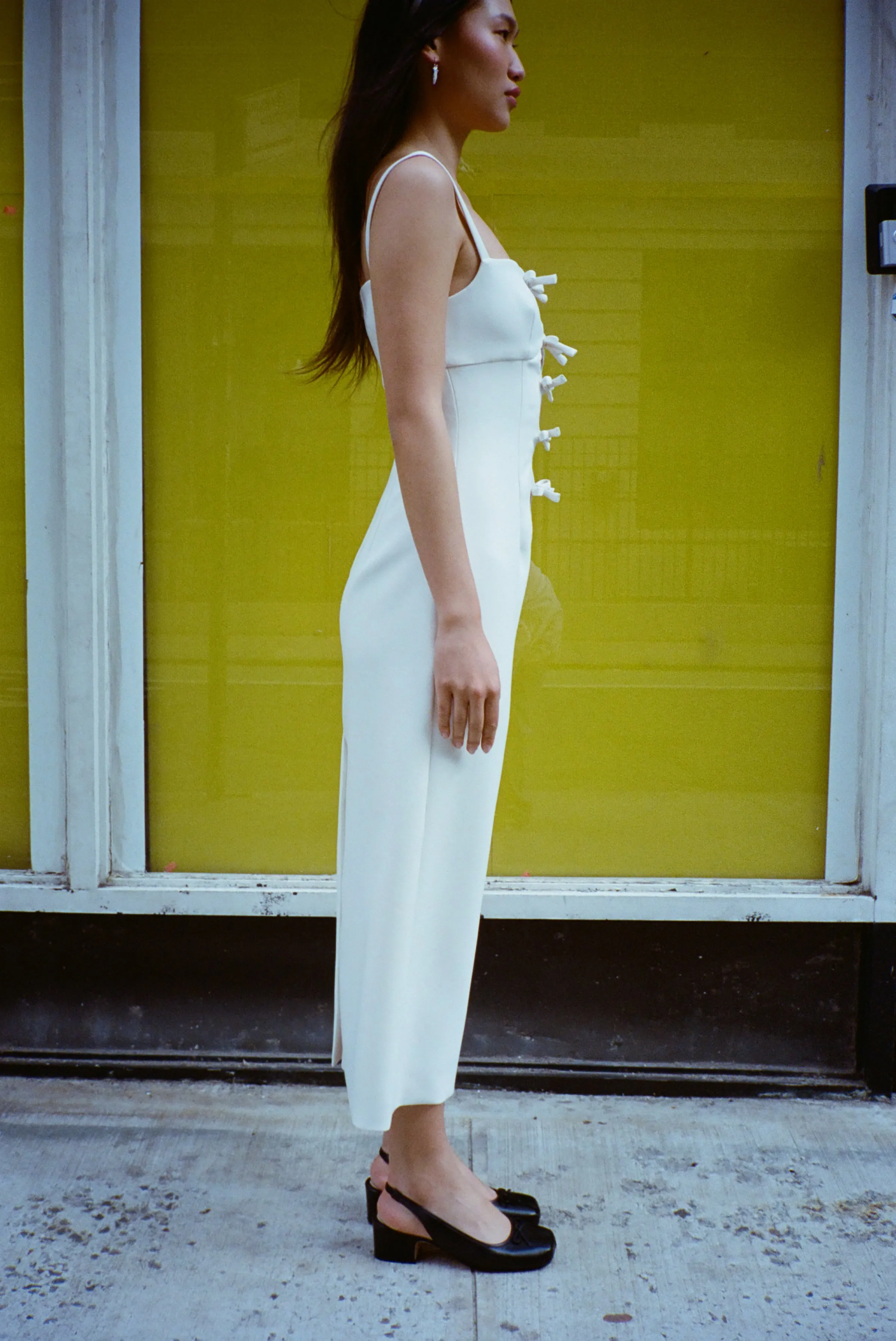 LEONIE DRESS IN BONE sold by Sandy Liang product image thumbnail 3