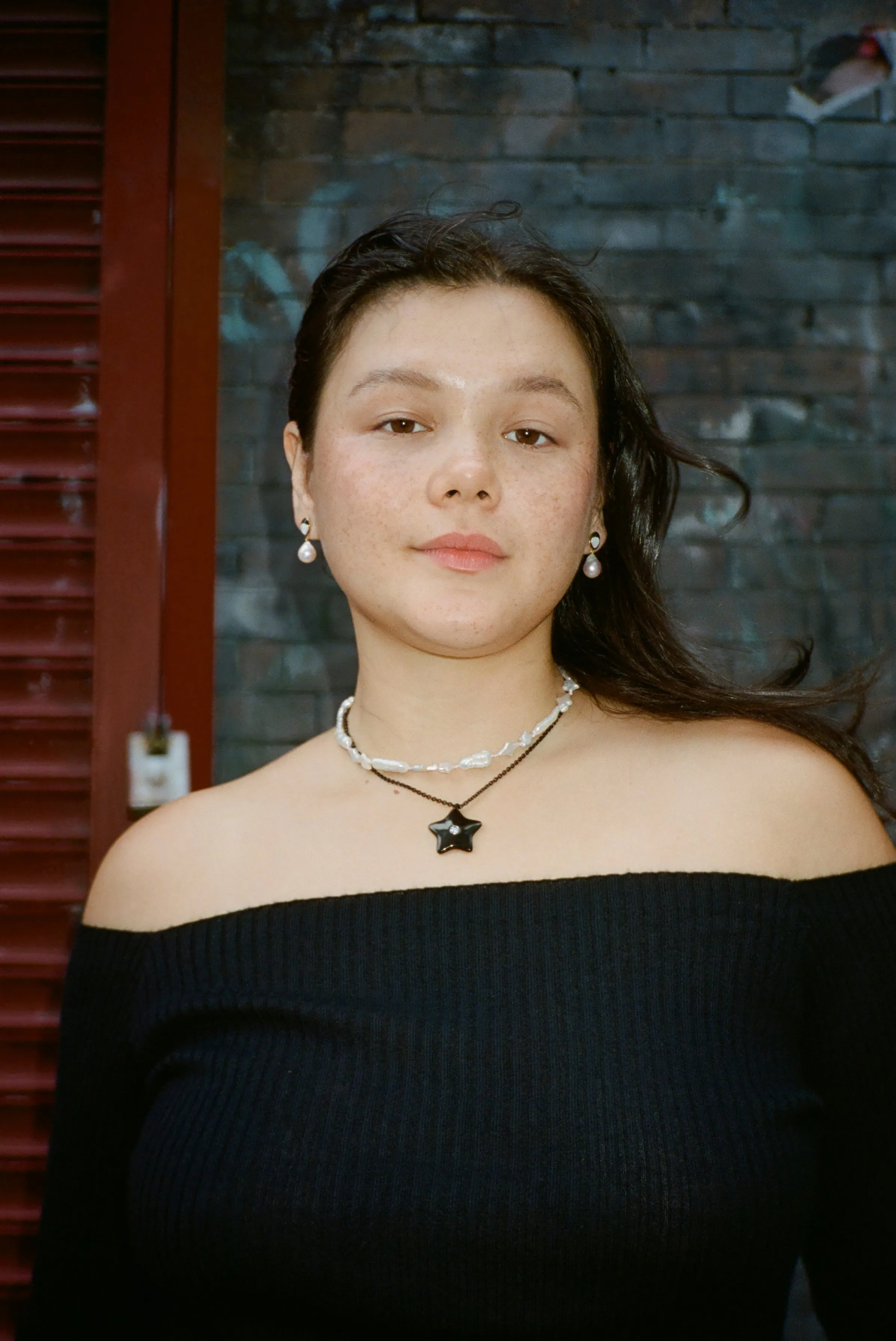 SPARKLES 2.0 NECKLACE IN BLACK sold by Sandy Liang product image thumbnail 3