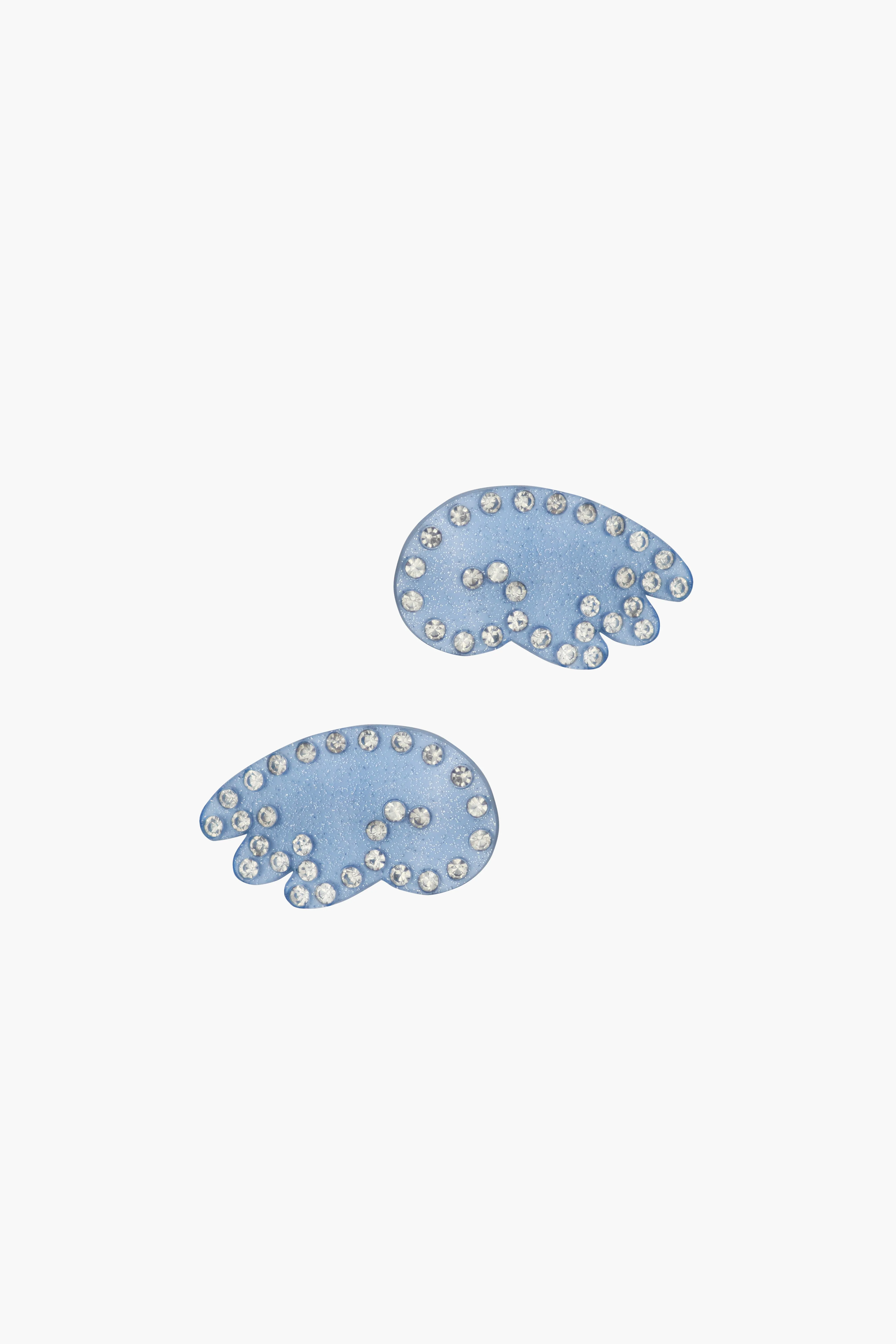 WING CLIPS IN ICE BLUE sold by Sandy Liang