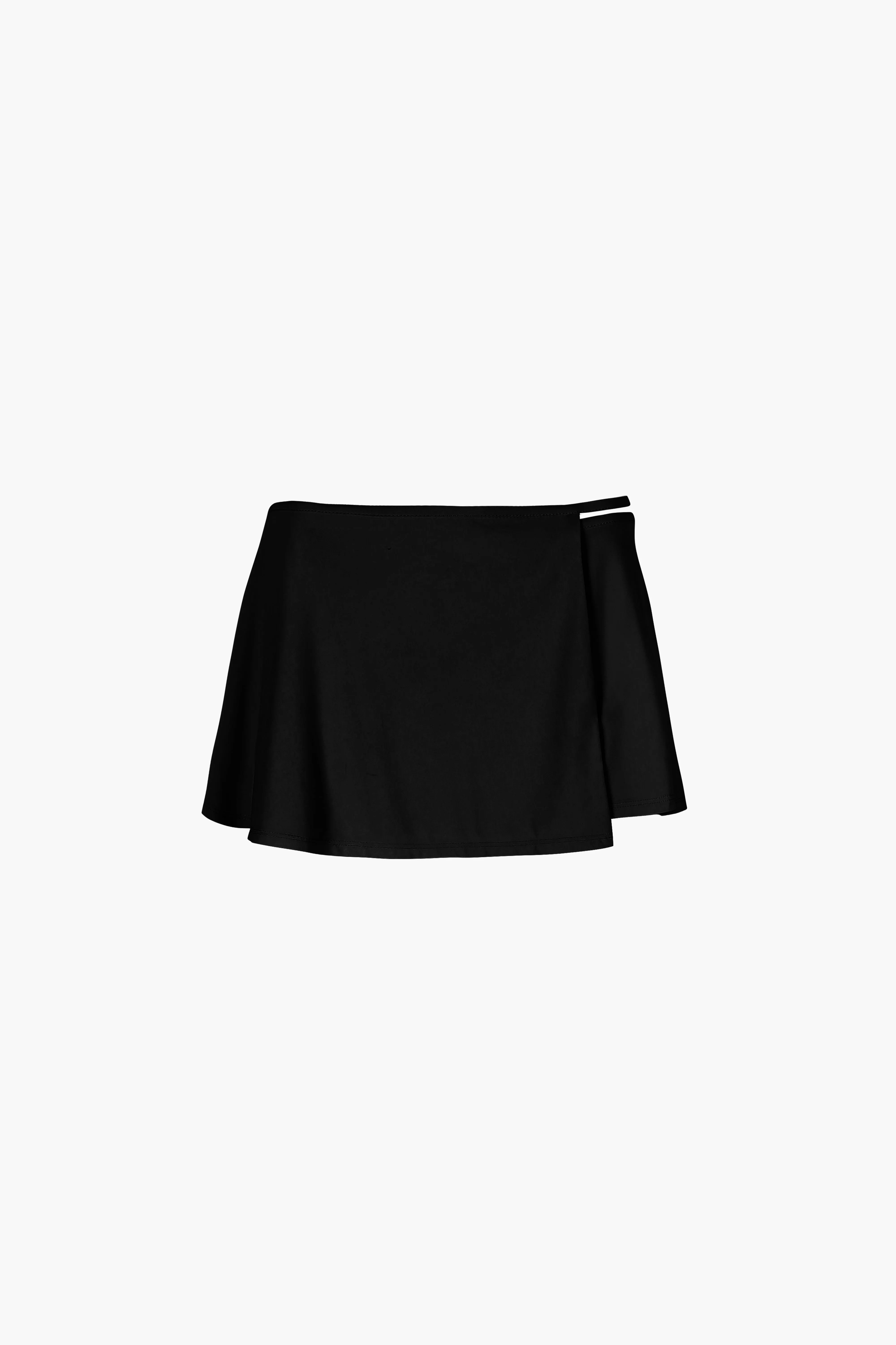 CLARA SKORT IN BLACK sold by Sandy Liang