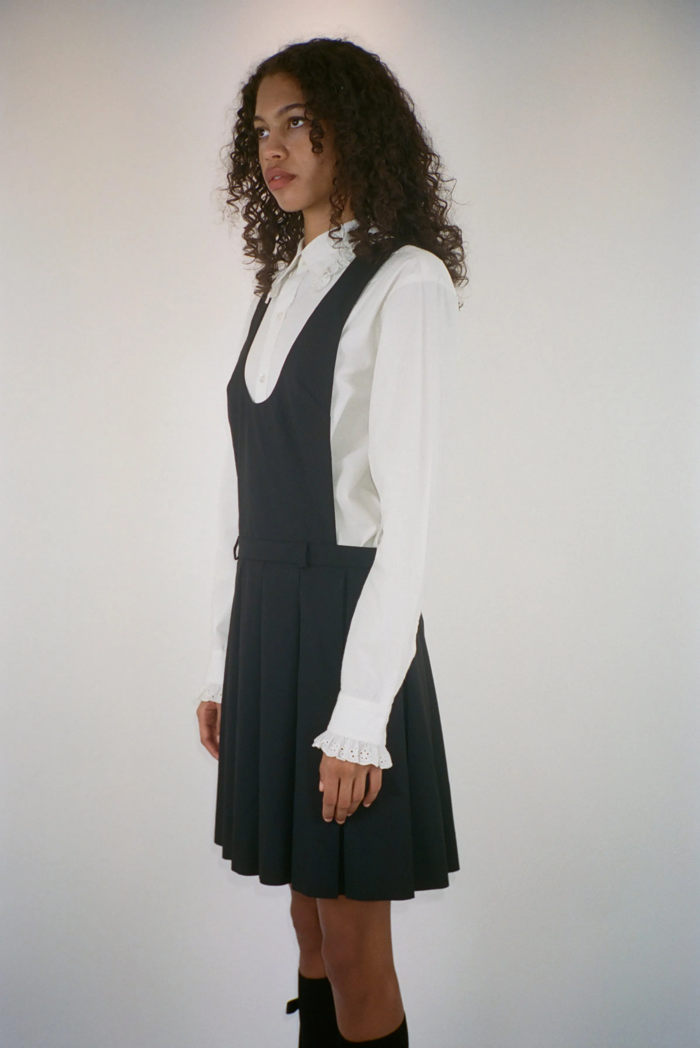 THESIS PINAFORE DRESS sold by Sandy Liang product image thumbnail 3