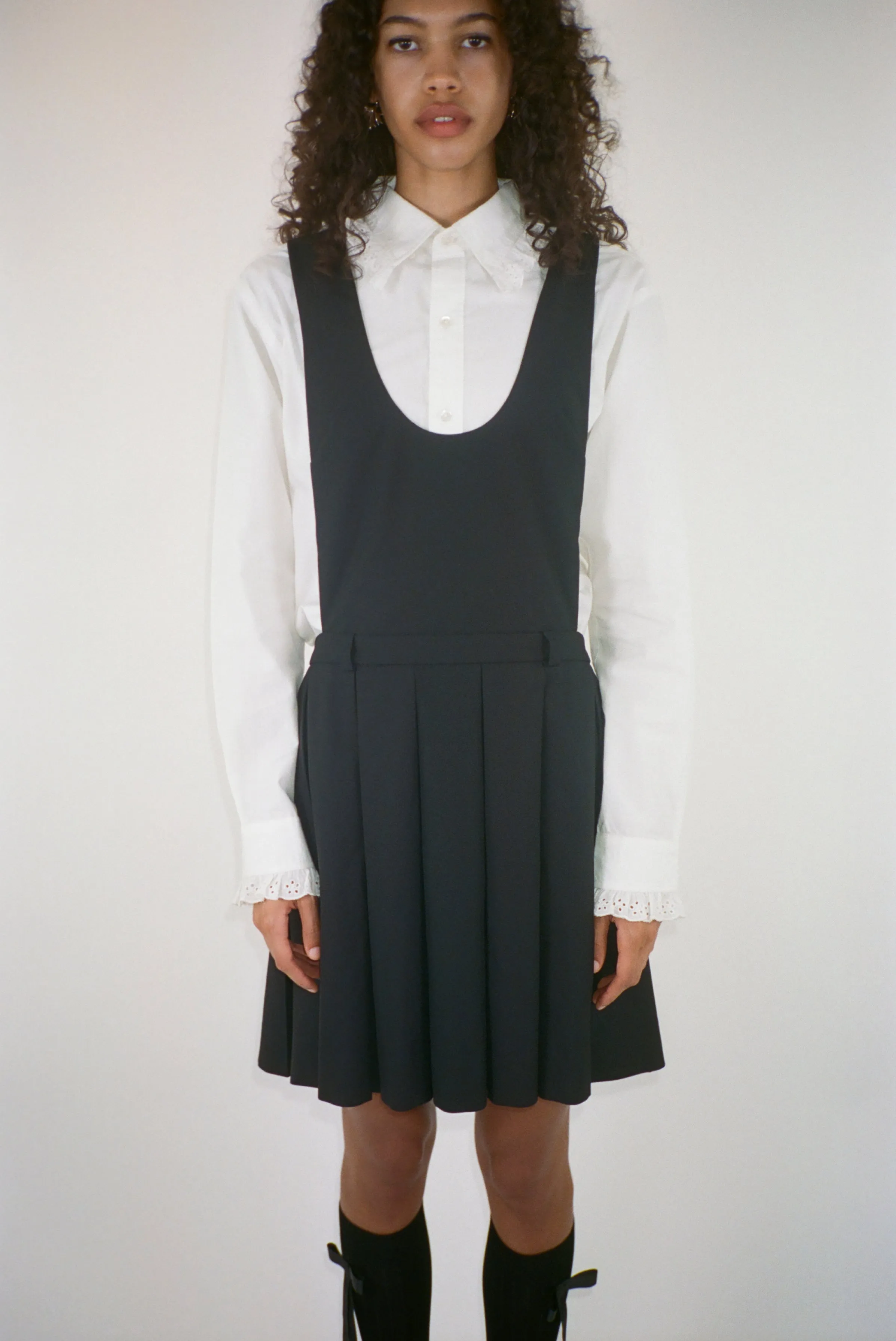 THESIS PINAFORE DRESS sold by Sandy Liang product image thumbnail 2