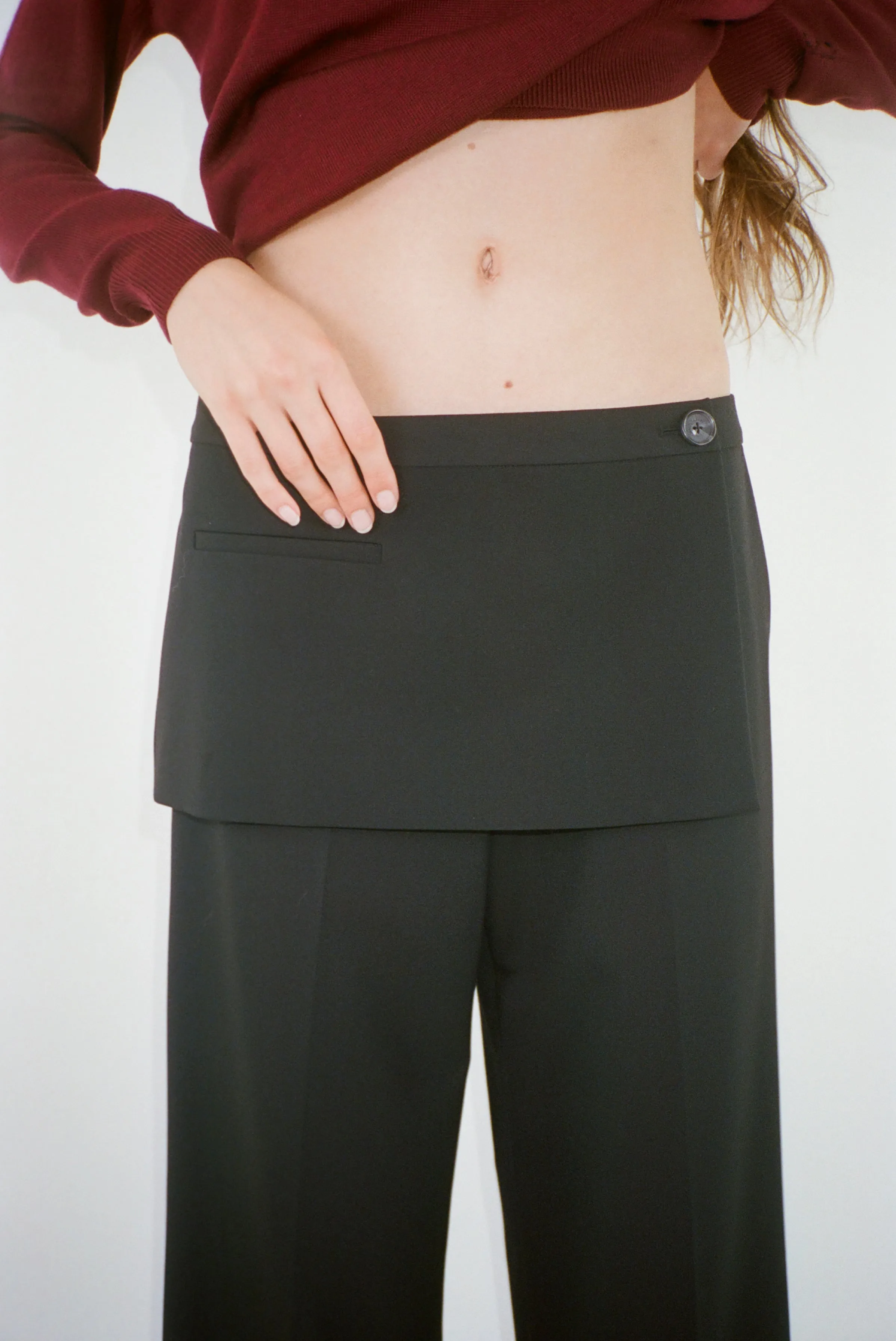 MOTT PANT IN BLACK sold by Sandy Liang product image thumbnail 2