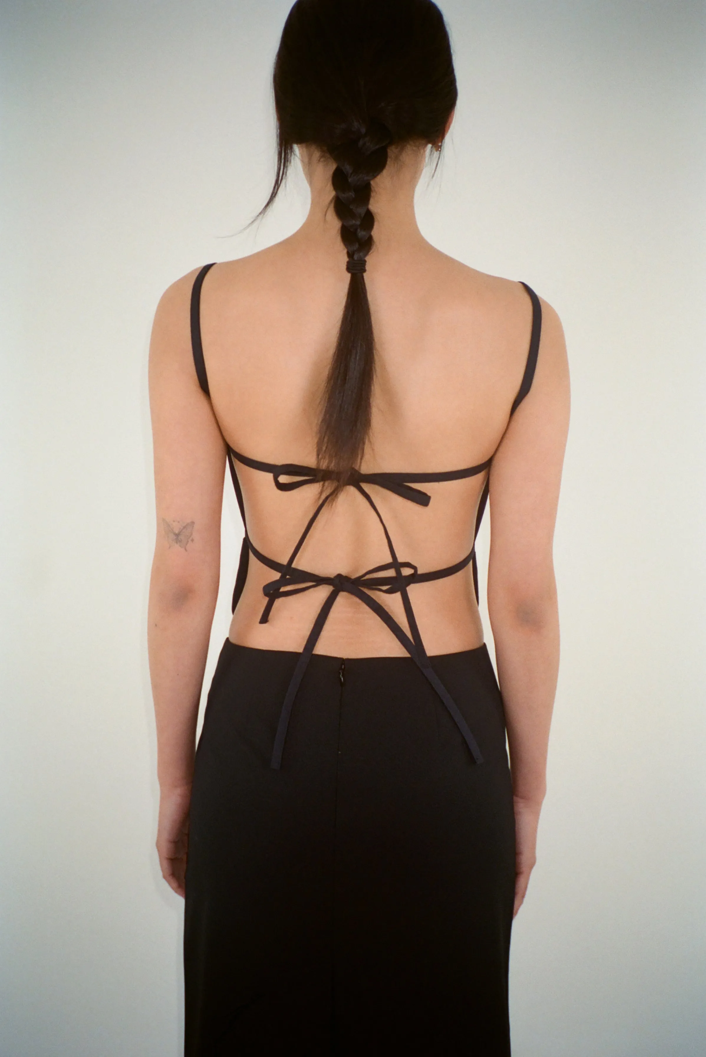 BRANDO TOP IN BLACK sold by Sandy Liang product image thumbnail 3