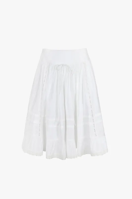 CALICO SKIRT sold by Sandy Liang