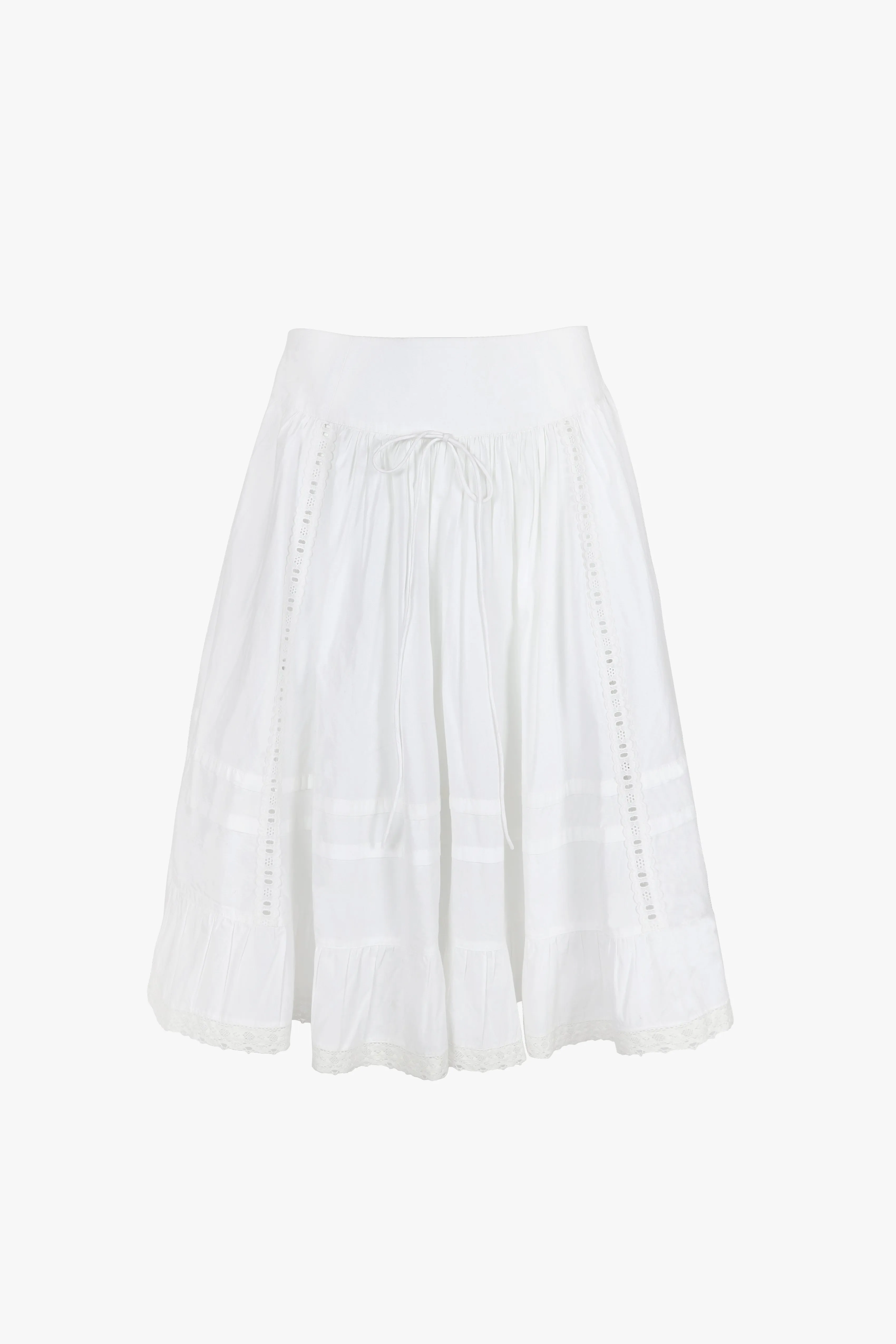 CALICO SKIRT sold by Sandy Liang