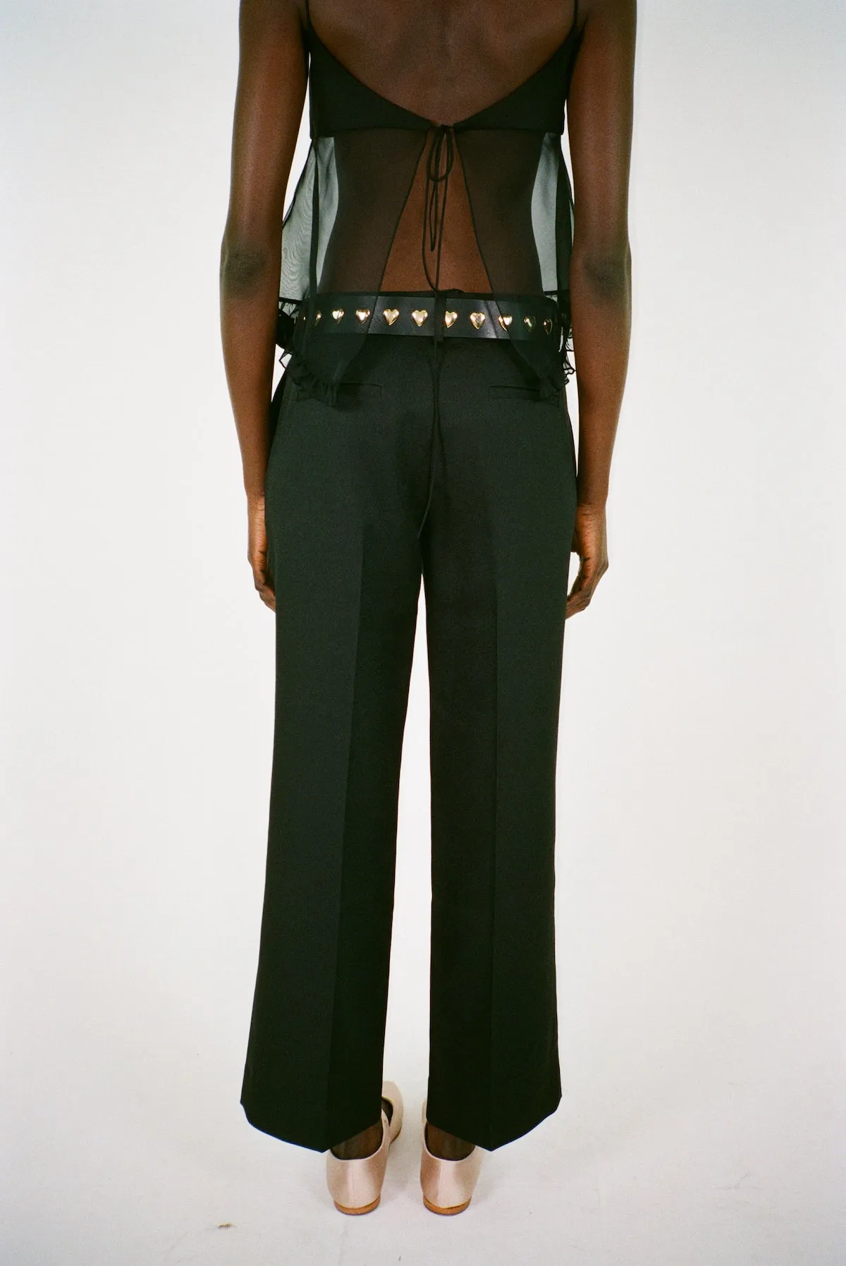 RIVETTO BELT IN GOLD sold by Sandy Liang product image thumbnail 3