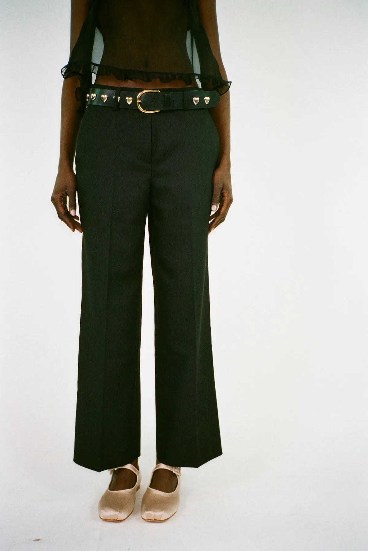 RIVETTO BELT IN GOLD sold by Sandy Liang product image thumbnail 2