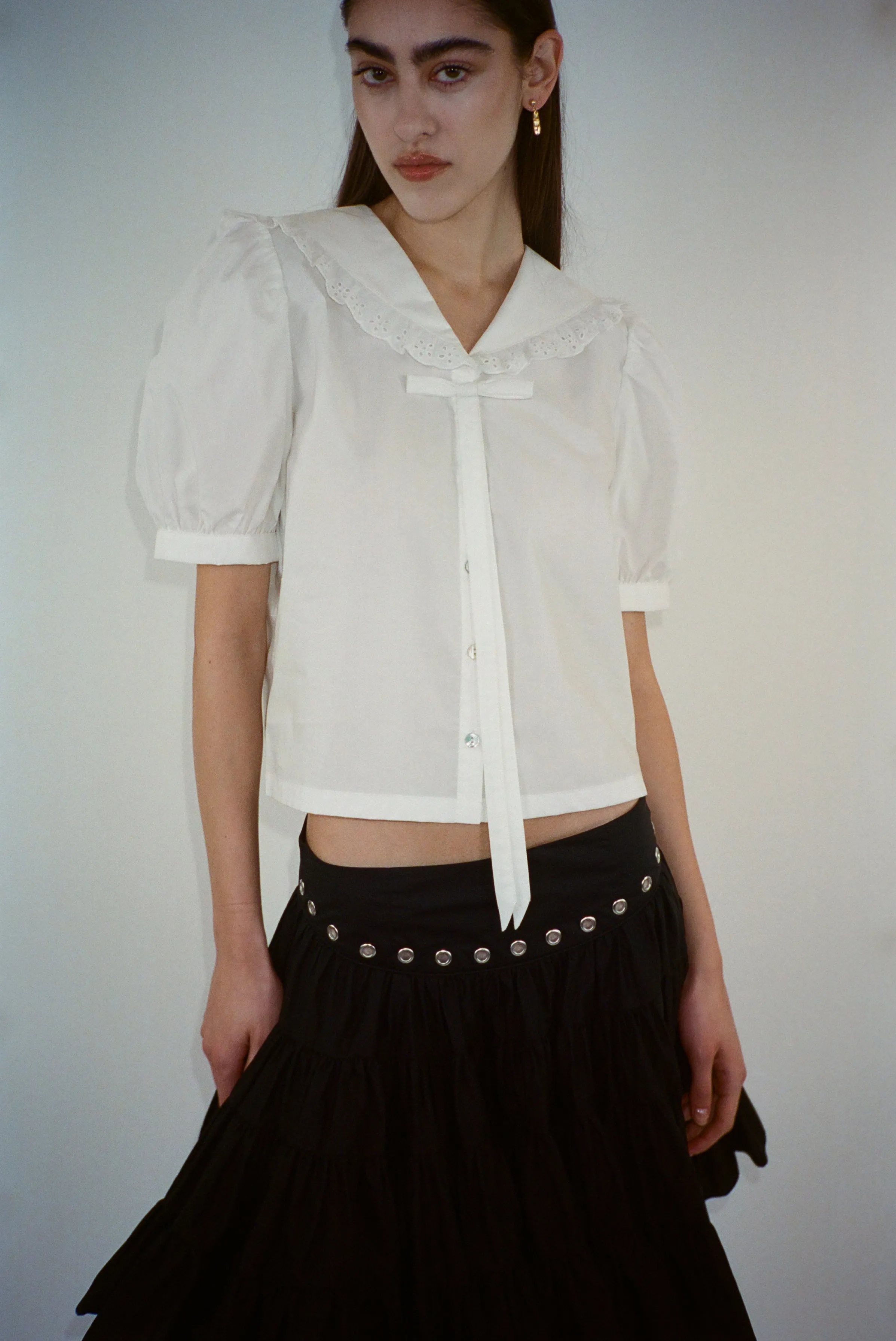 FLORENT TOP IN WHITE sold by Sandy Liang product image thumbnail 2