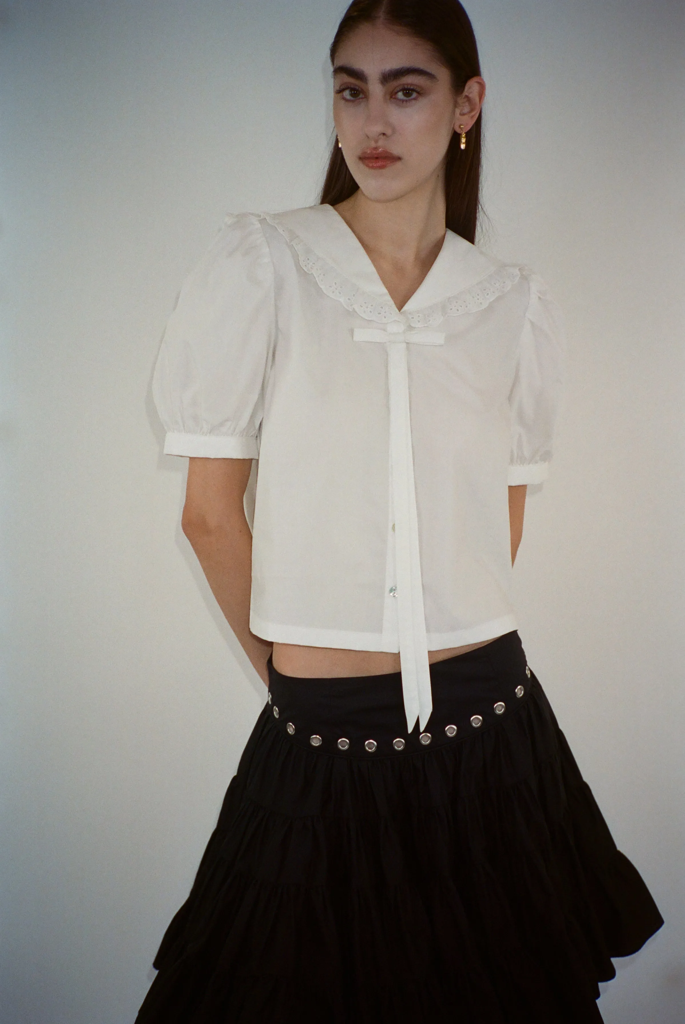 FLORENT TOP IN WHITE sold by Sandy Liang product image thumbnail 4